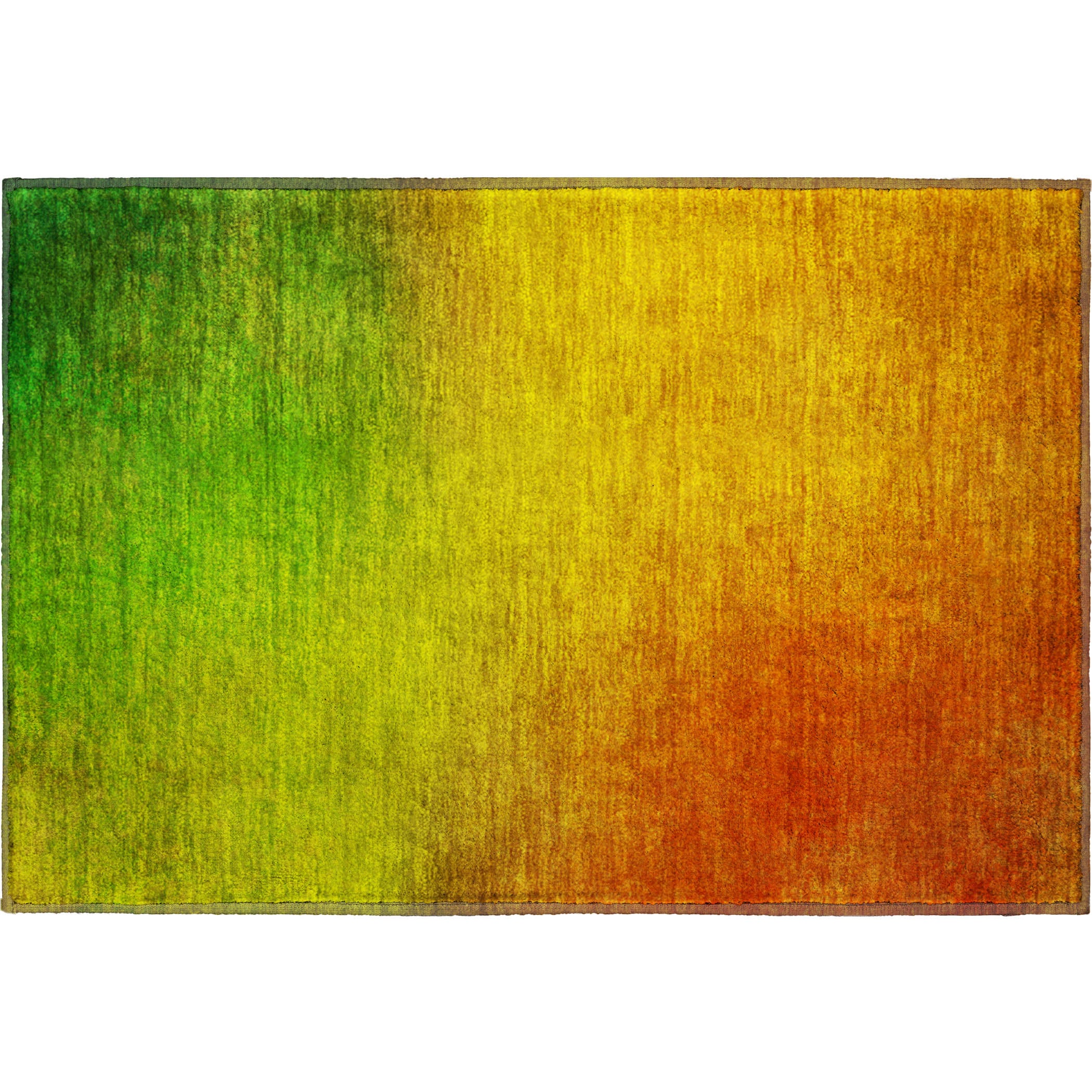 Mdina Machine Washable Transitional Terracotta Orange Rug 1'8" x 2'6" #shape_Rectangle