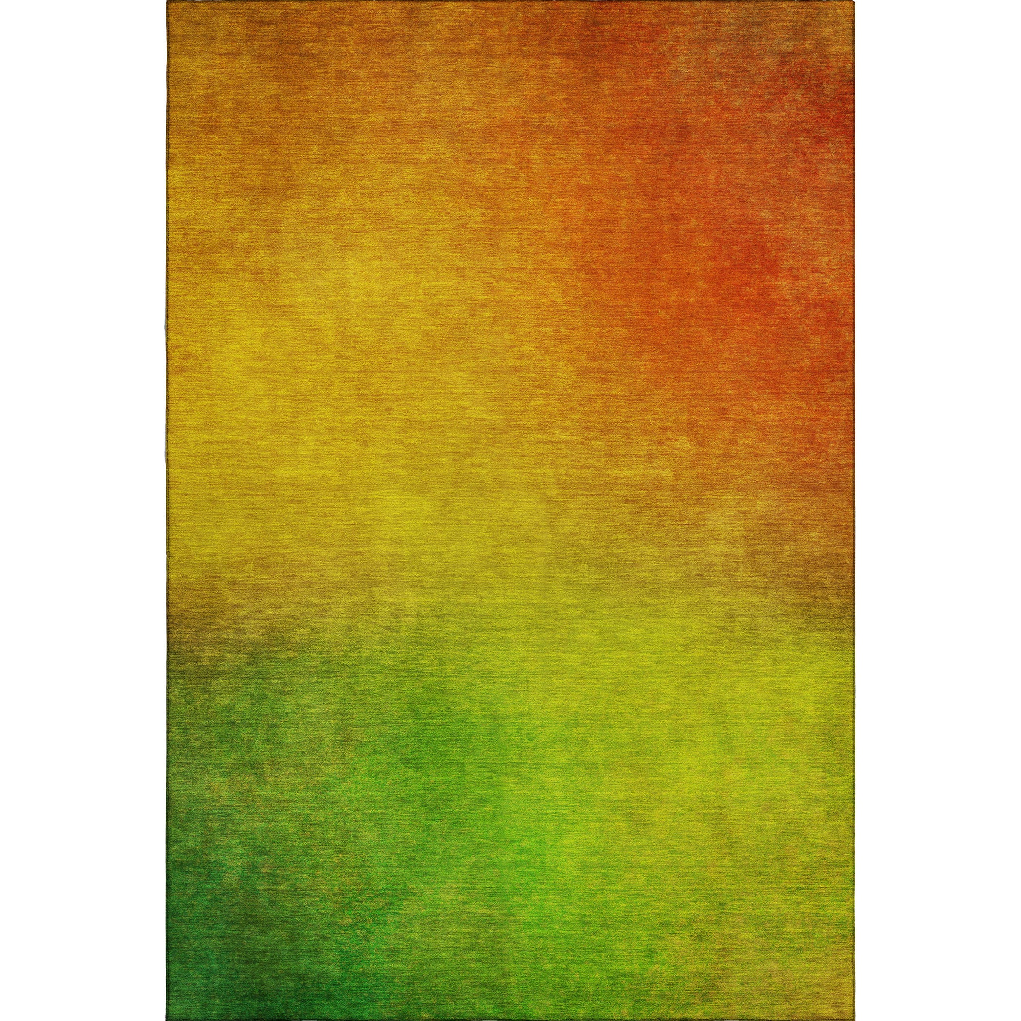 Mdina Machine Washable Transitional Terracotta Orange Rug 2'6" x 3'10" #shape_Rectangle