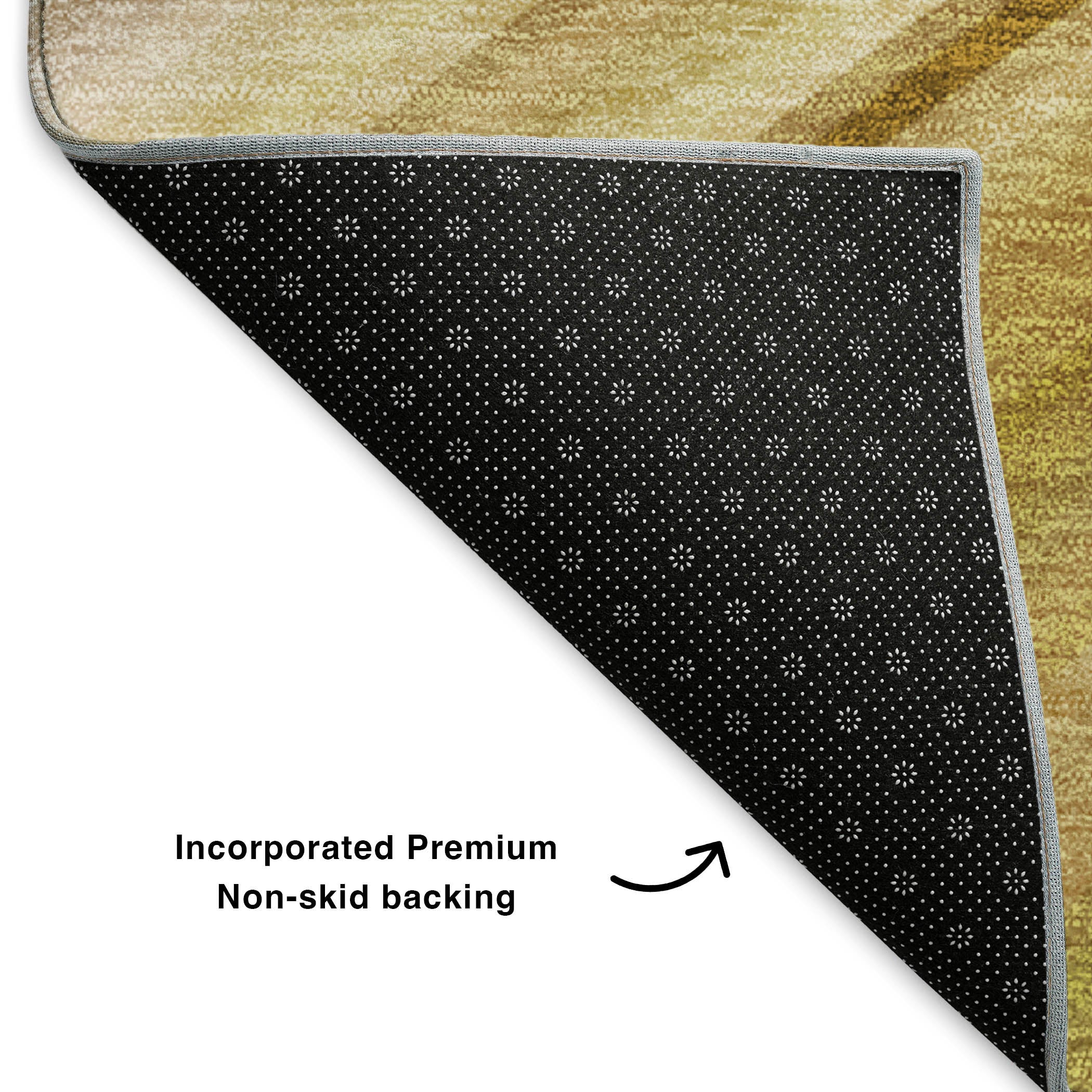 Lucerne Machine Washable Transitional Beige Brown Rug 1'8" x 2'6" #shape_Rectangle