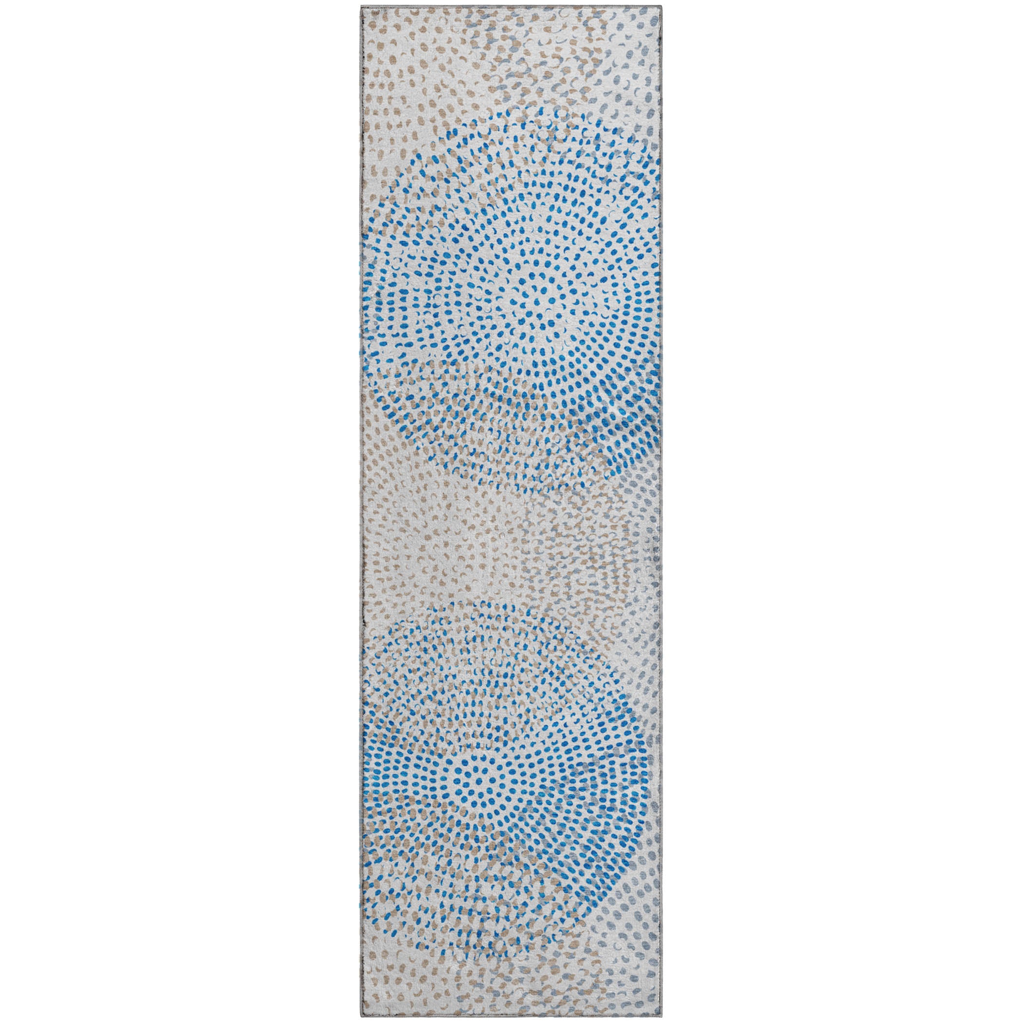 Salzburg Machine Washable Transitional Ivory Rug 2'3" x 7'6" #shape_Runner
