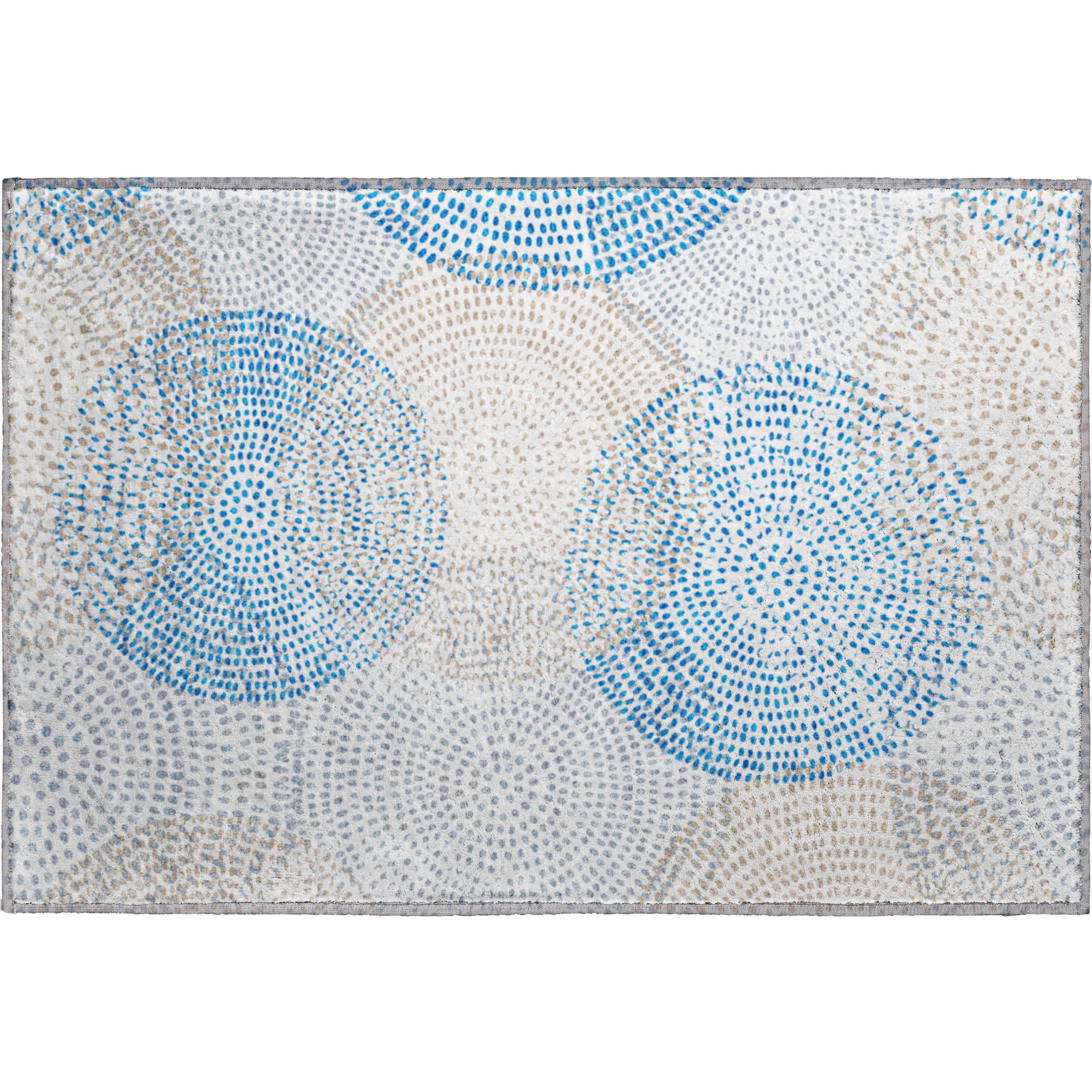 Salzburg Machine Washable Transitional Ivory Rug 1'8" x 2'6" #shape_Rectangle