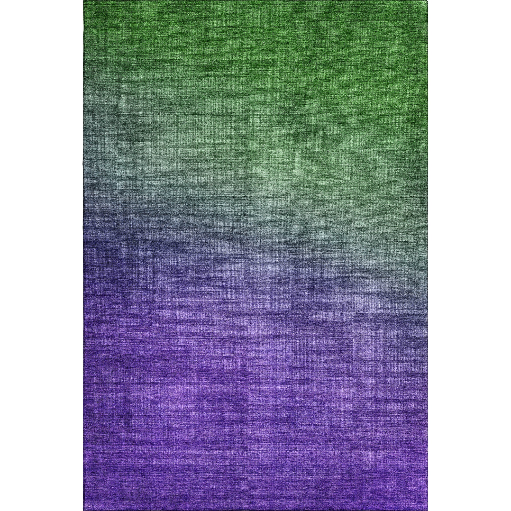 Split Machine Washable Transitional Green Rug 2'6" x 3'10" #shape_Rectangle