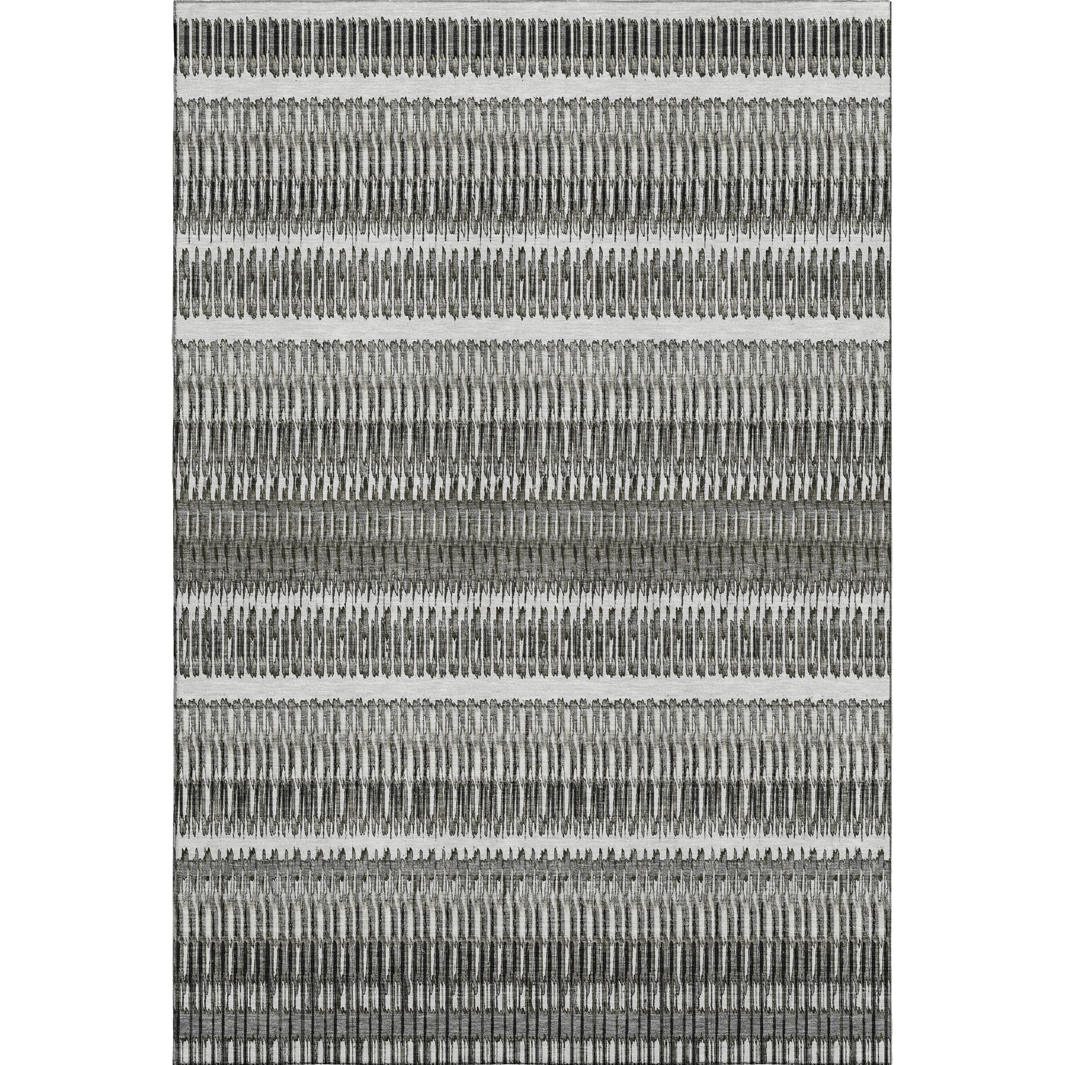 Lucerne Machine Washable Transitional Gray Rug 2'6" x 3'10" #shape_Rectangle