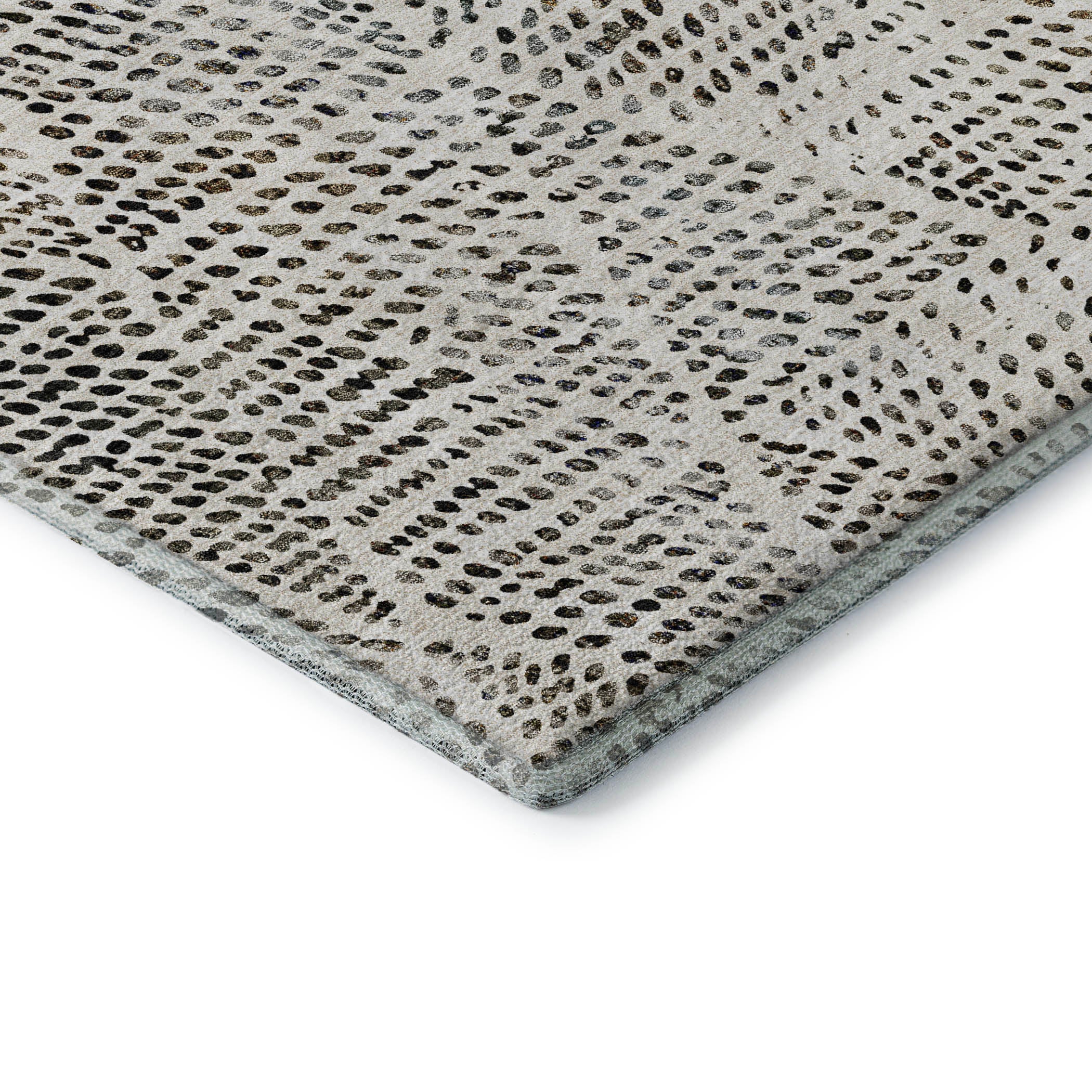 Bern Machine Washable Transitional Ivory Rug 1'8" x 2'6" #shape_Rectangle