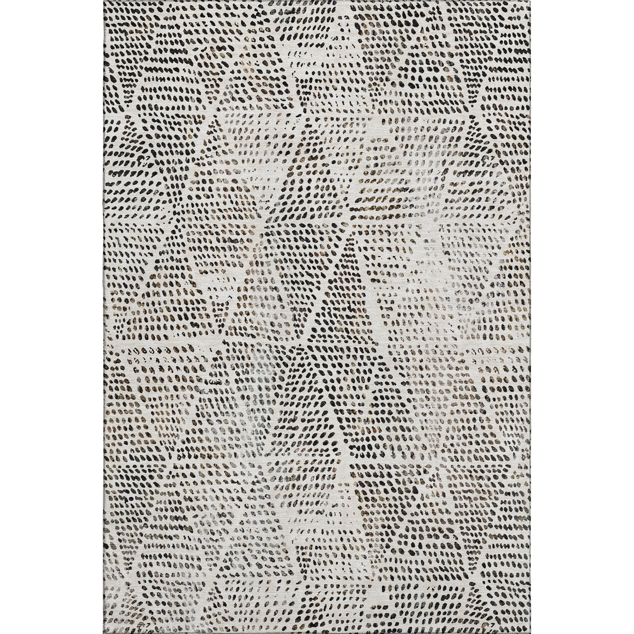 Bern Machine Washable Transitional Ivory Rug 2'6" x 3'10" #shape_Rectangle