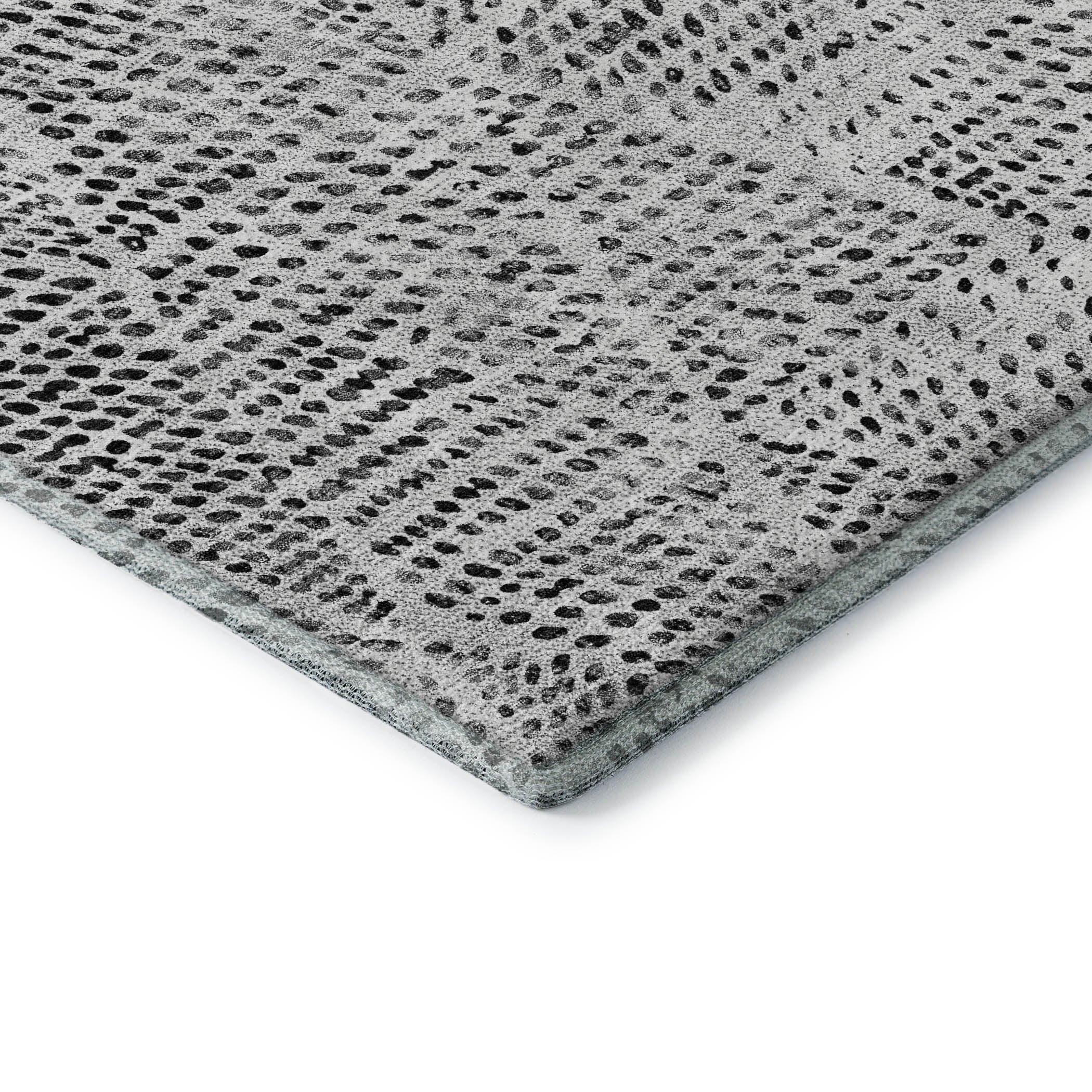 Bern Machine Washable Transitional Pewter Gray Rug 1'8" x 2'6" #shape_Rectangle