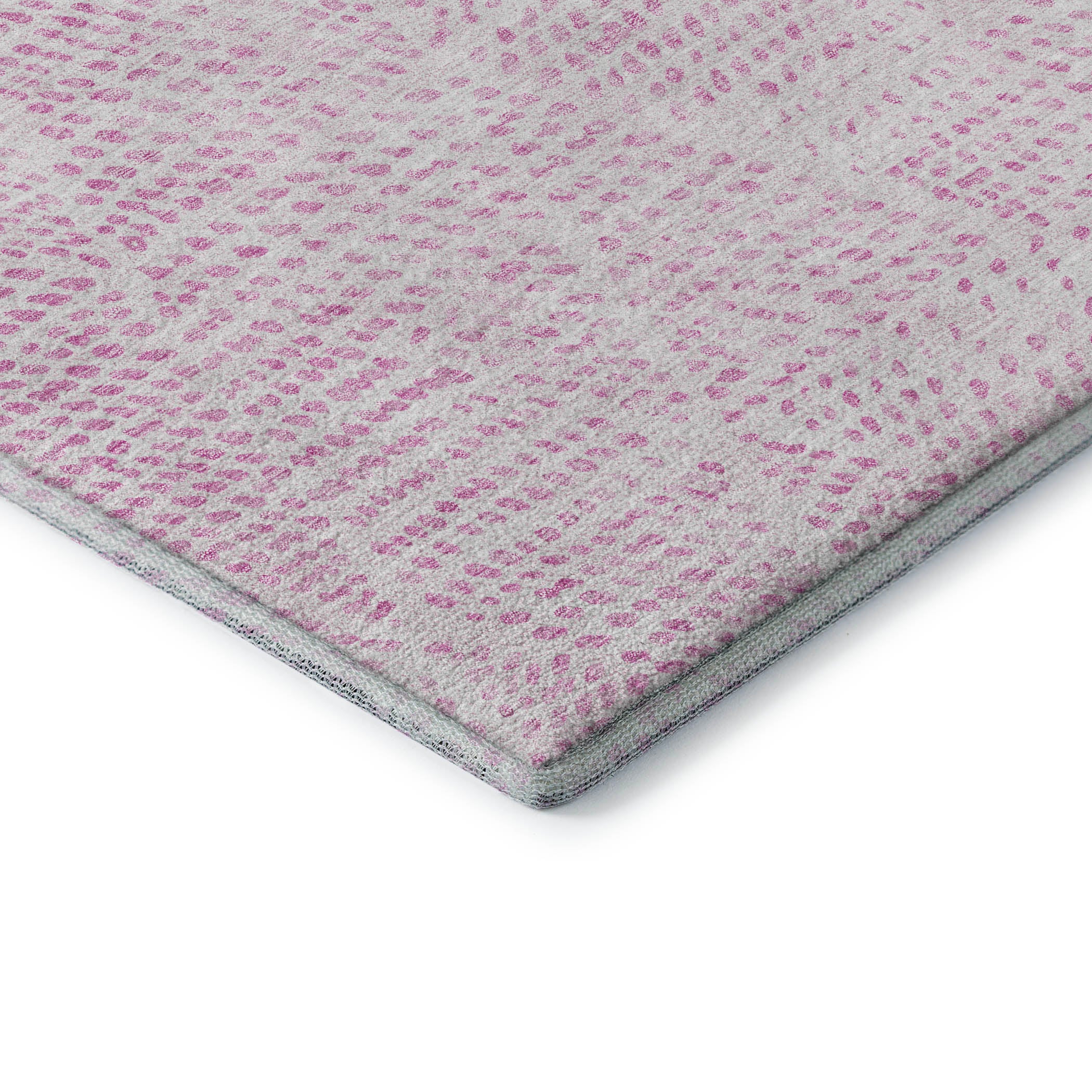 Bern Machine Washable Transitional Pink Rug 1'8" x 2'6" #shape_Rectangle