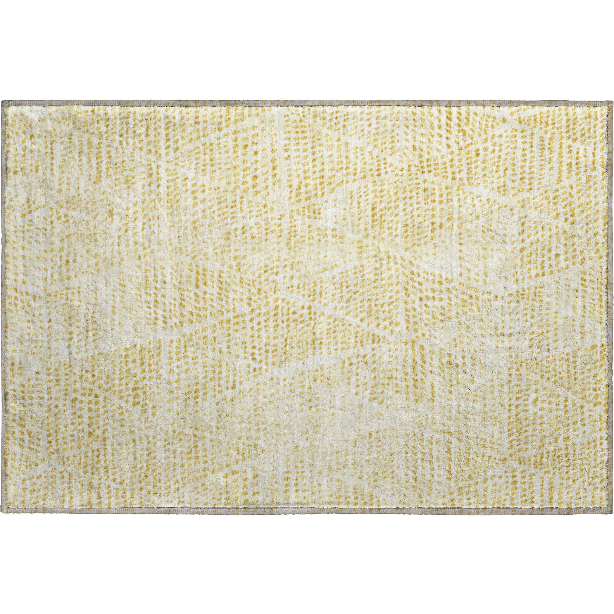 Bern Machine Washable Transitional Wheat Gold Rug 1'8" x 2'6" #shape_Rectangle