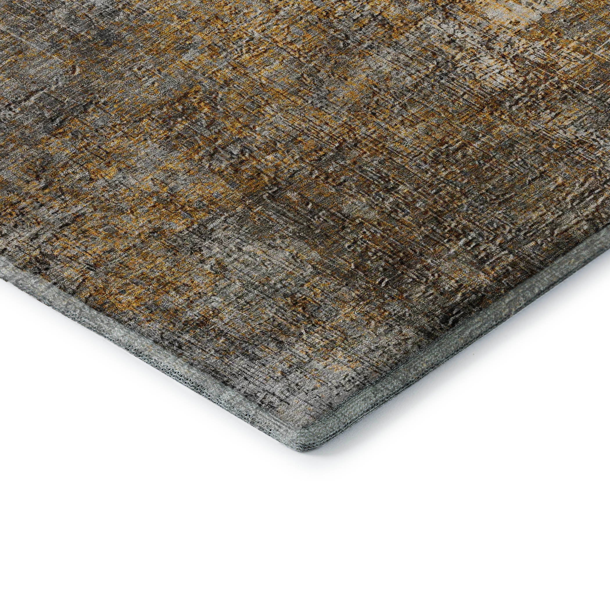 Budapest Machine Washable Transitional Gray Rug 1'8" x 2'6" #shape_Rectangle