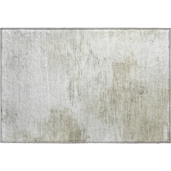 Santorini Machine Washable Transitional Ivory Rug 1'8" x 2'6"