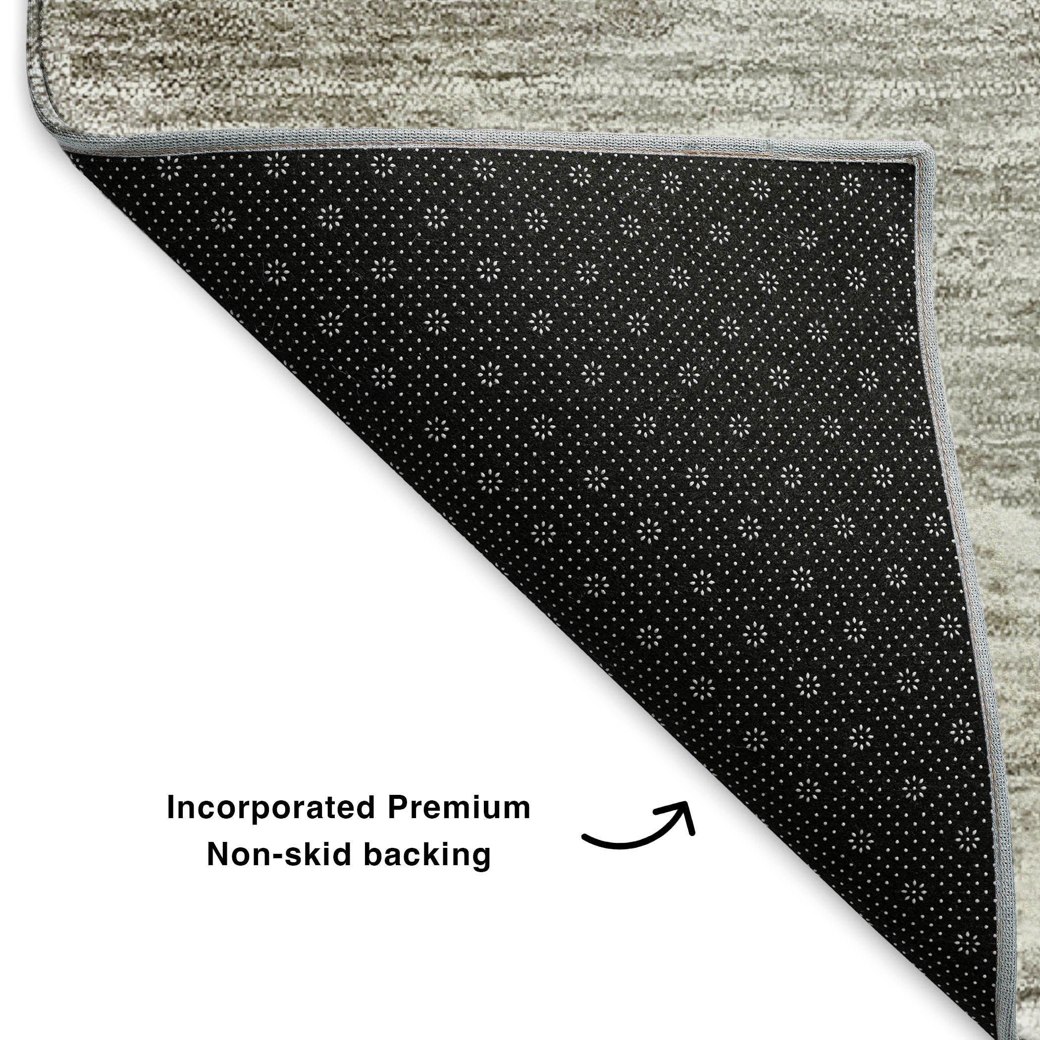 Sarajevo Machine Washable Transitional Beige Brown Rug 1'8" x 2'6" #shape_Rectangle