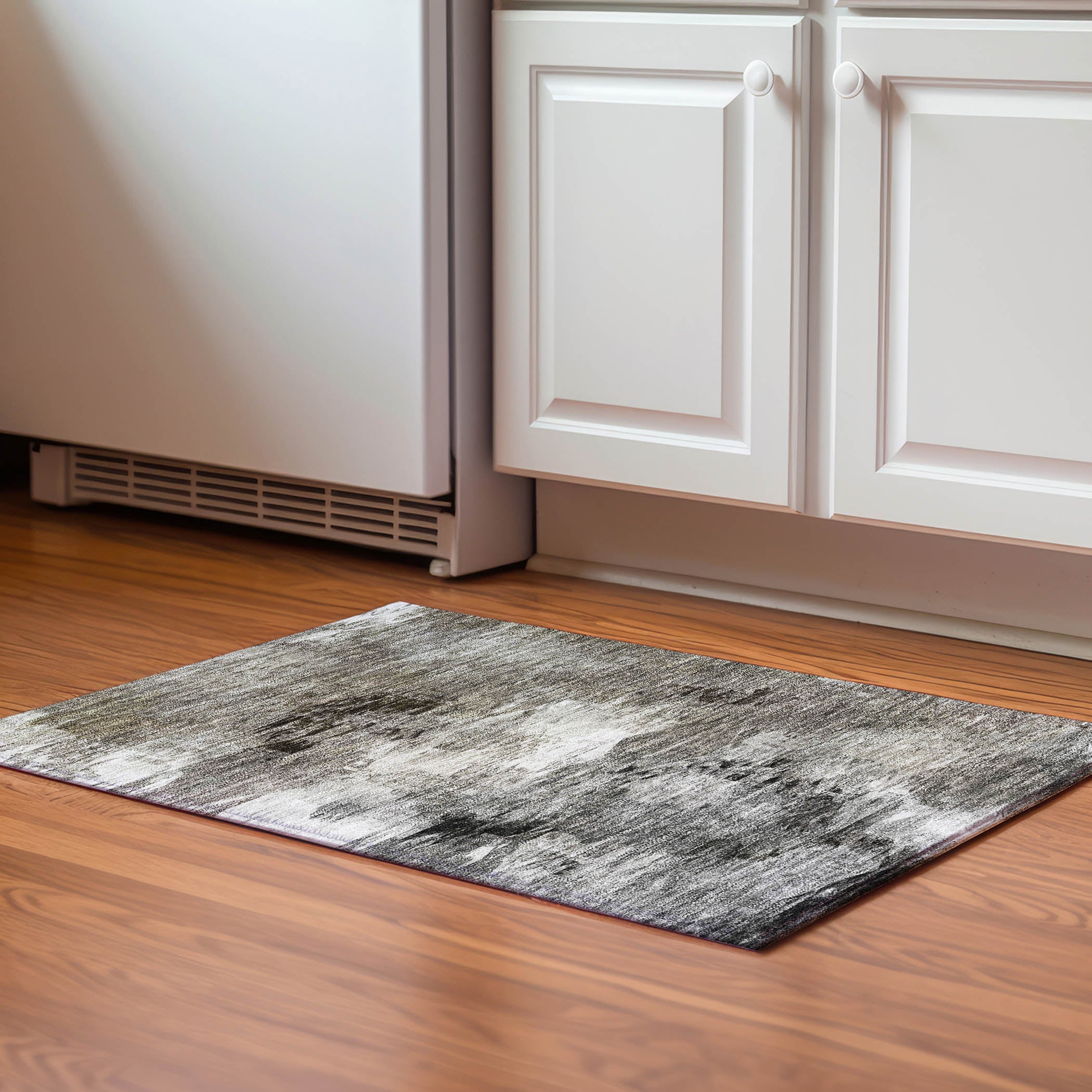 Sarajevo Machine Washable Transitional Taupe Brown Rug 1'8" x 2'6" #shape_Rectangle
