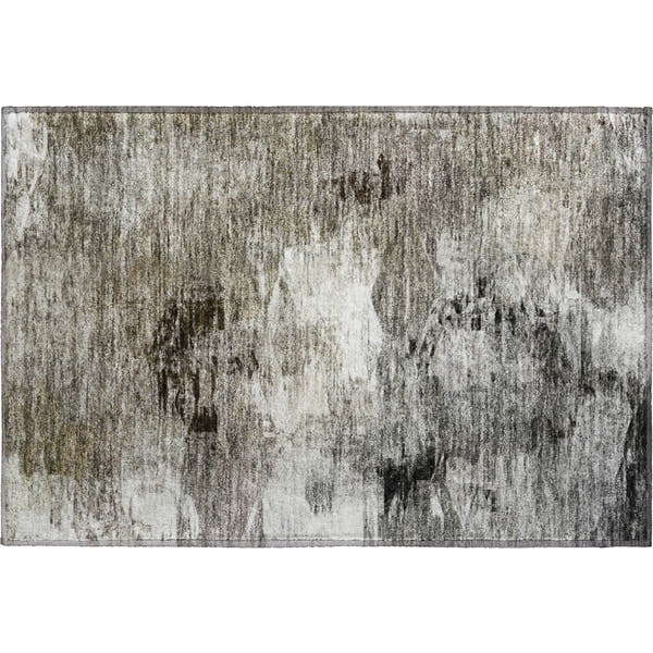 Sarajevo Machine Washable Transitional Taupe Brown Rug 1'8" x 2'6"