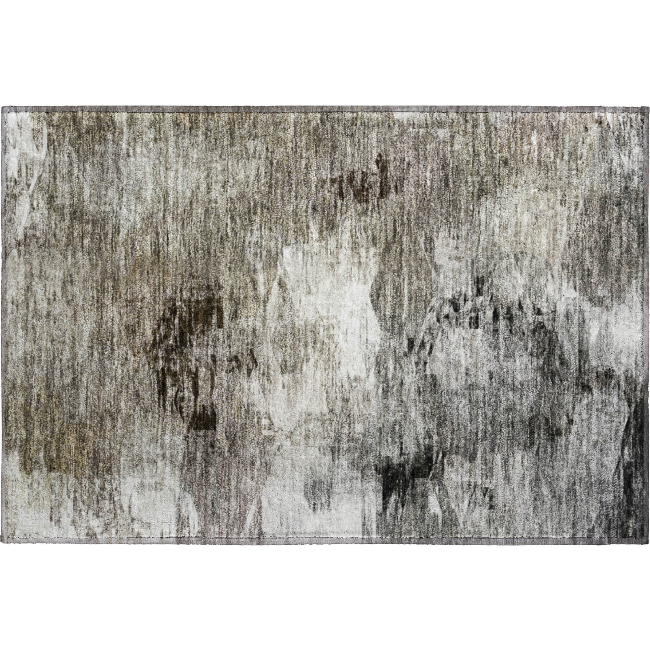 Sarajevo Machine Washable Transitional Taupe Brown Rug 1'8" x 2'6" #shape_Rectangle