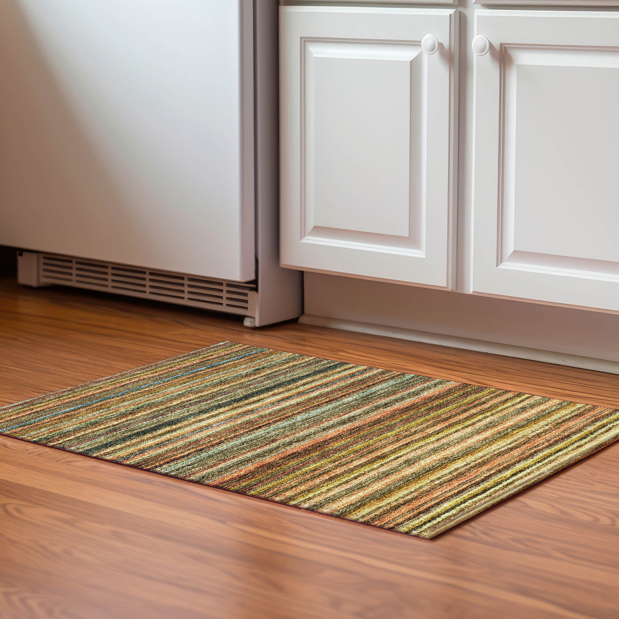 Zanzibar Machine Washable Transitional Coral Orange Rug 1'8" x 2'6" #shape_Rectangle