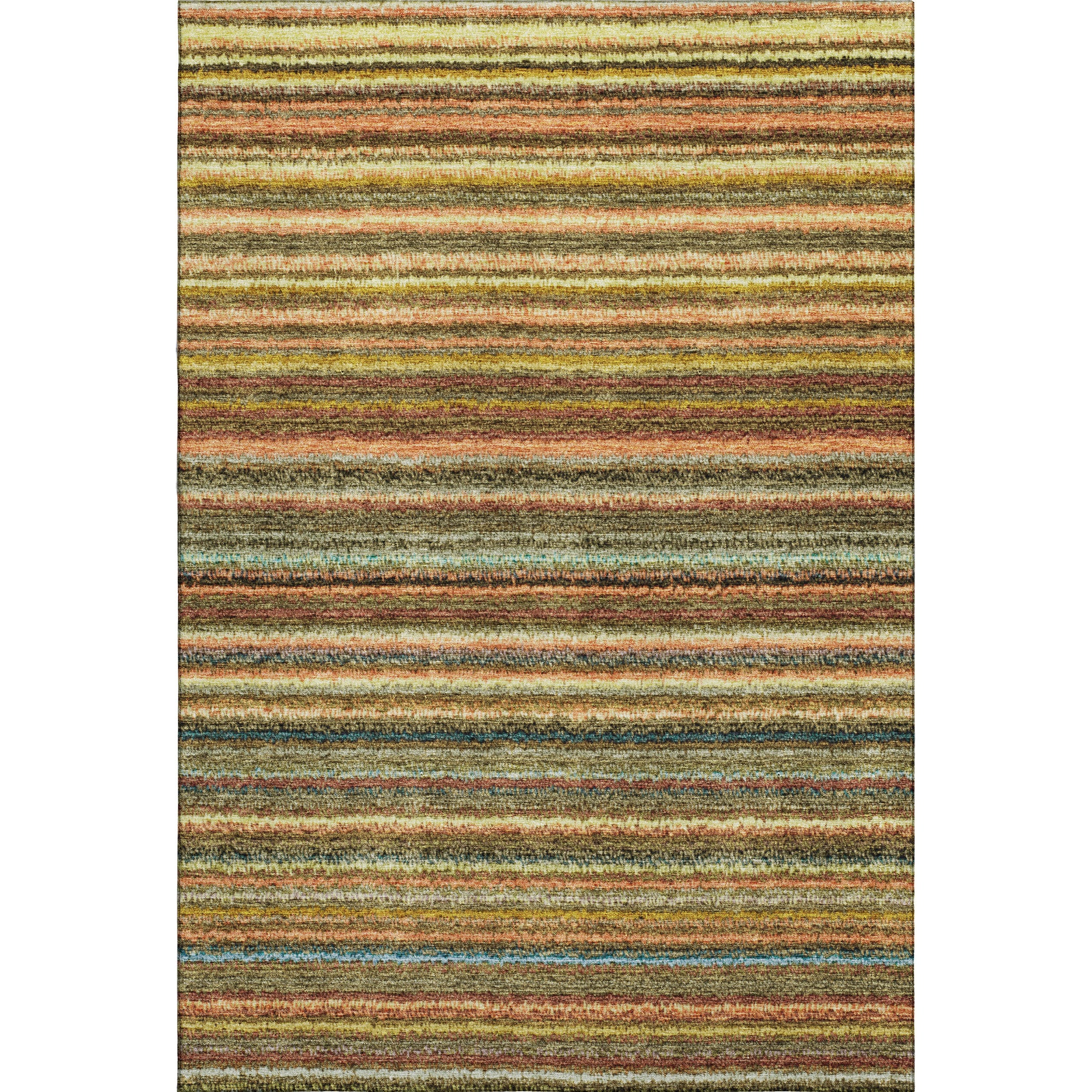 Zanzibar Machine Washable Transitional Coral Orange Rug 2'6" x 3'10" #shape_Rectangle