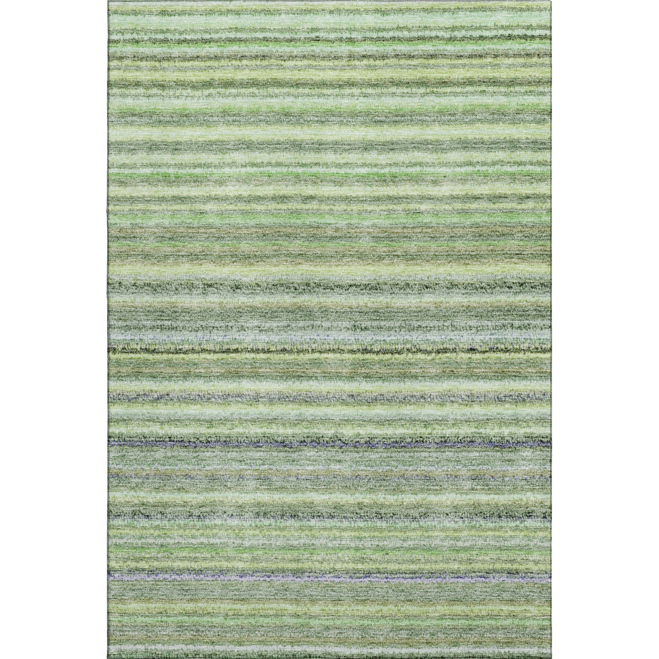 Zanzibar Machine Washable Transitional Green Rug 2'6" x 3'10" #shape_Rectangle