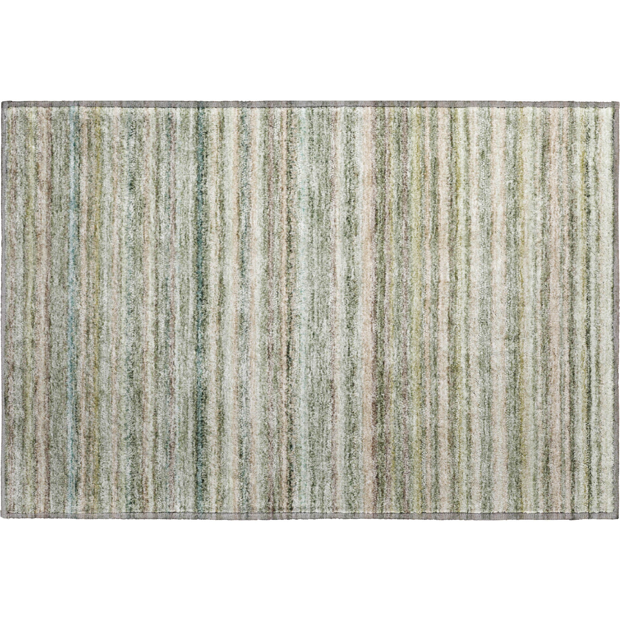 Zanzibar Machine Washable Transitional Sage Green Rug 1'8" x 2'6" #shape_Rectangle