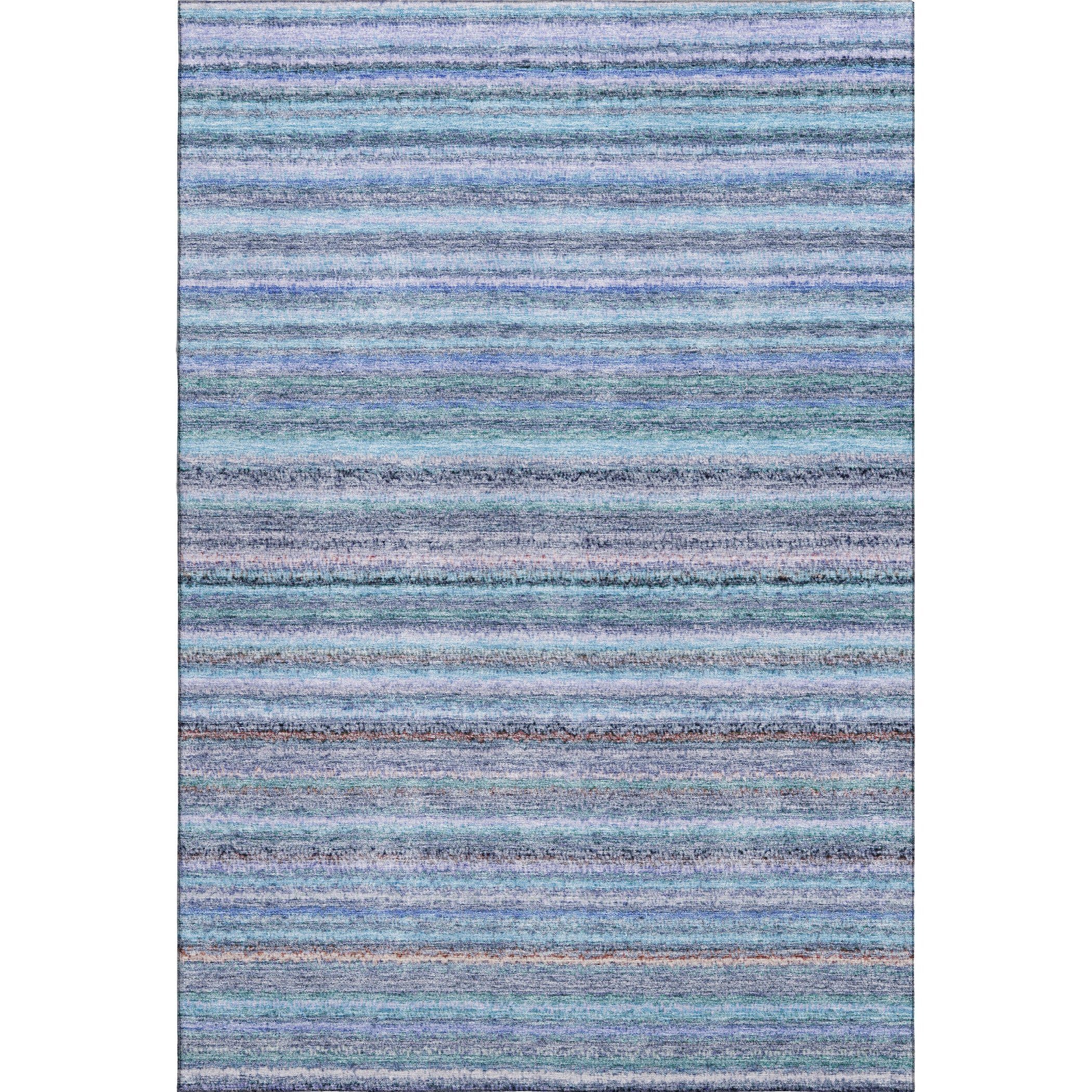 Zanzibar Machine Washable Transitional Sky Blue Rug 2'6" x 3'10" #shape_Rectangle