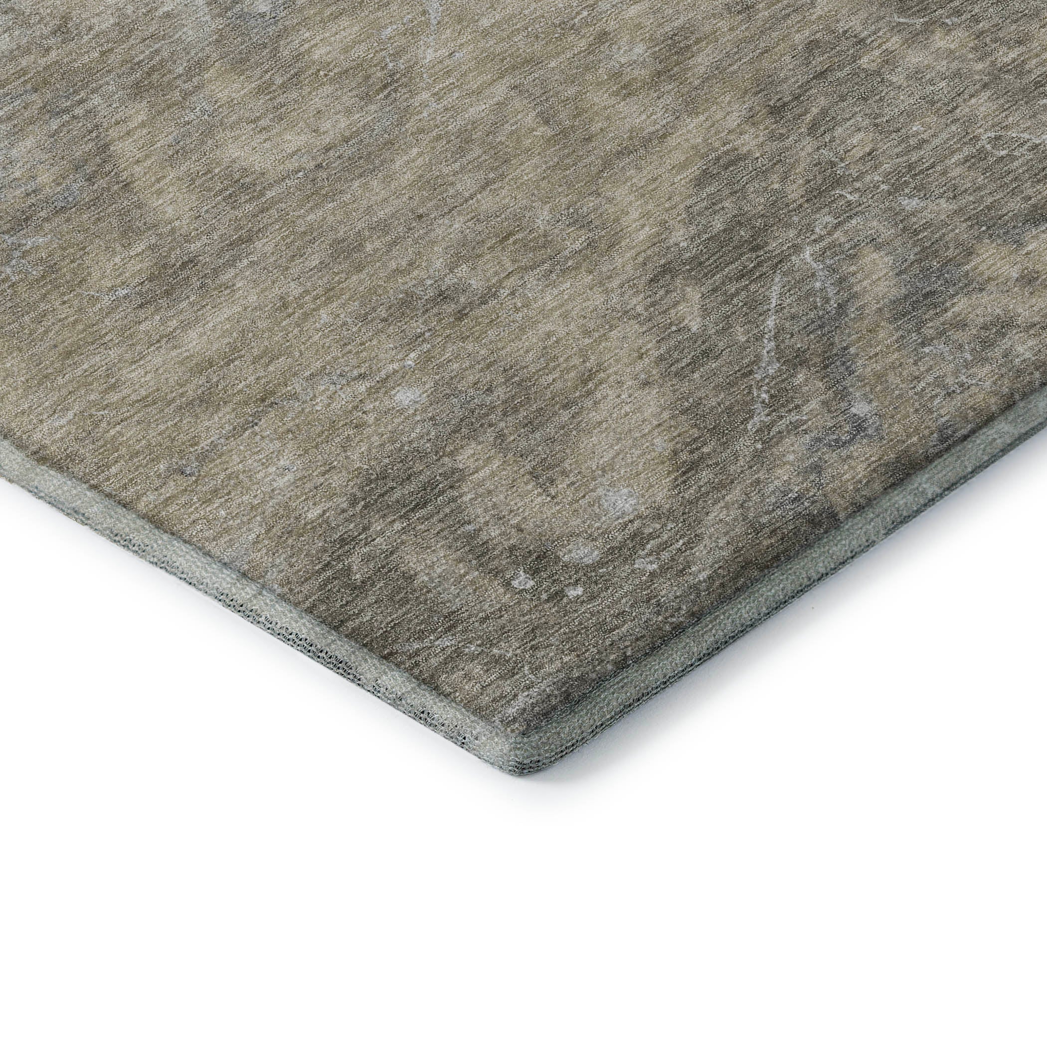 Siena Machine Washable Transitional Taupe Brown Rug 1'8" x 2'6" #shape_Rectangle