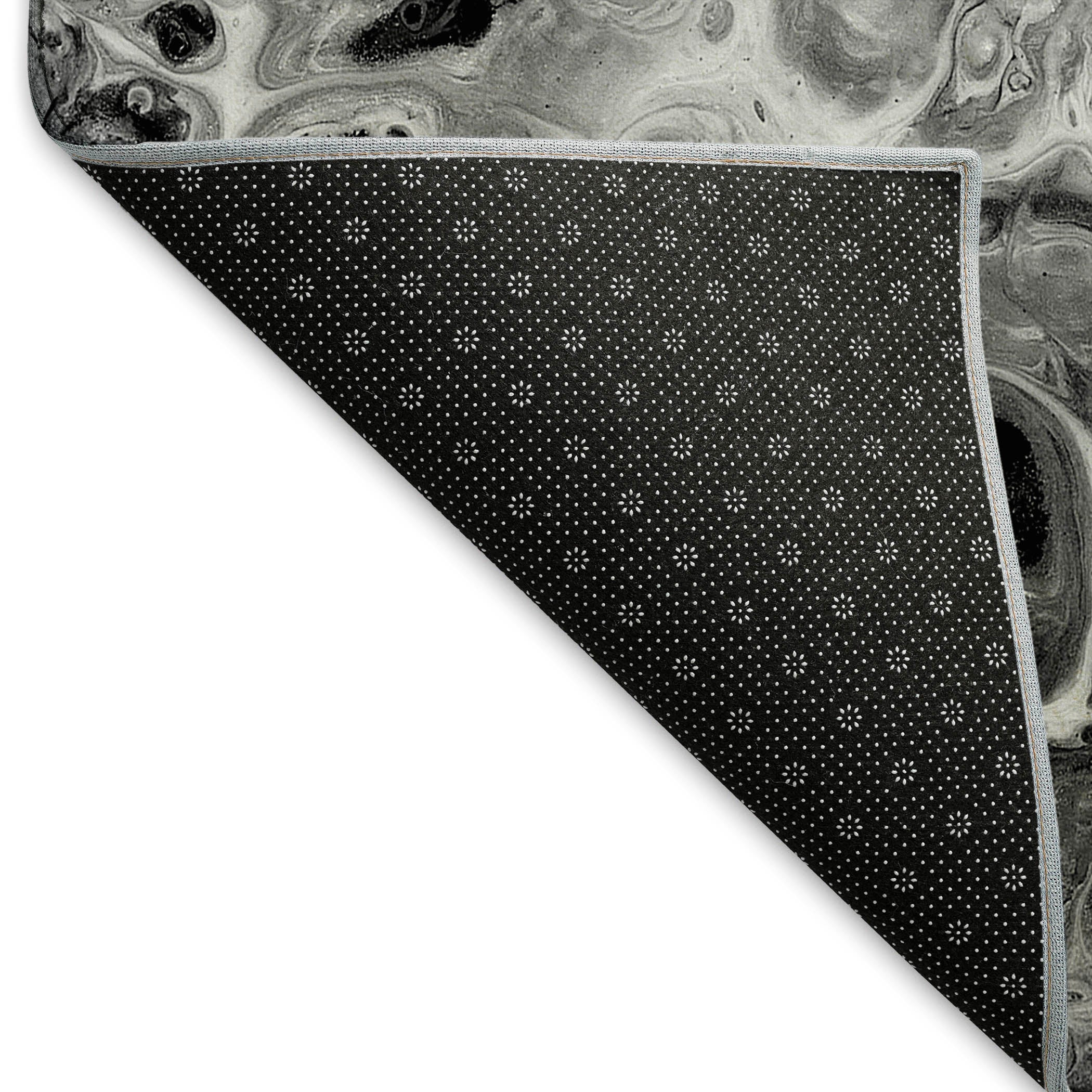 Lima Machine Washable Contemporary Taboo Black Rug 1'8" x 2'6" #shape_Rectangle