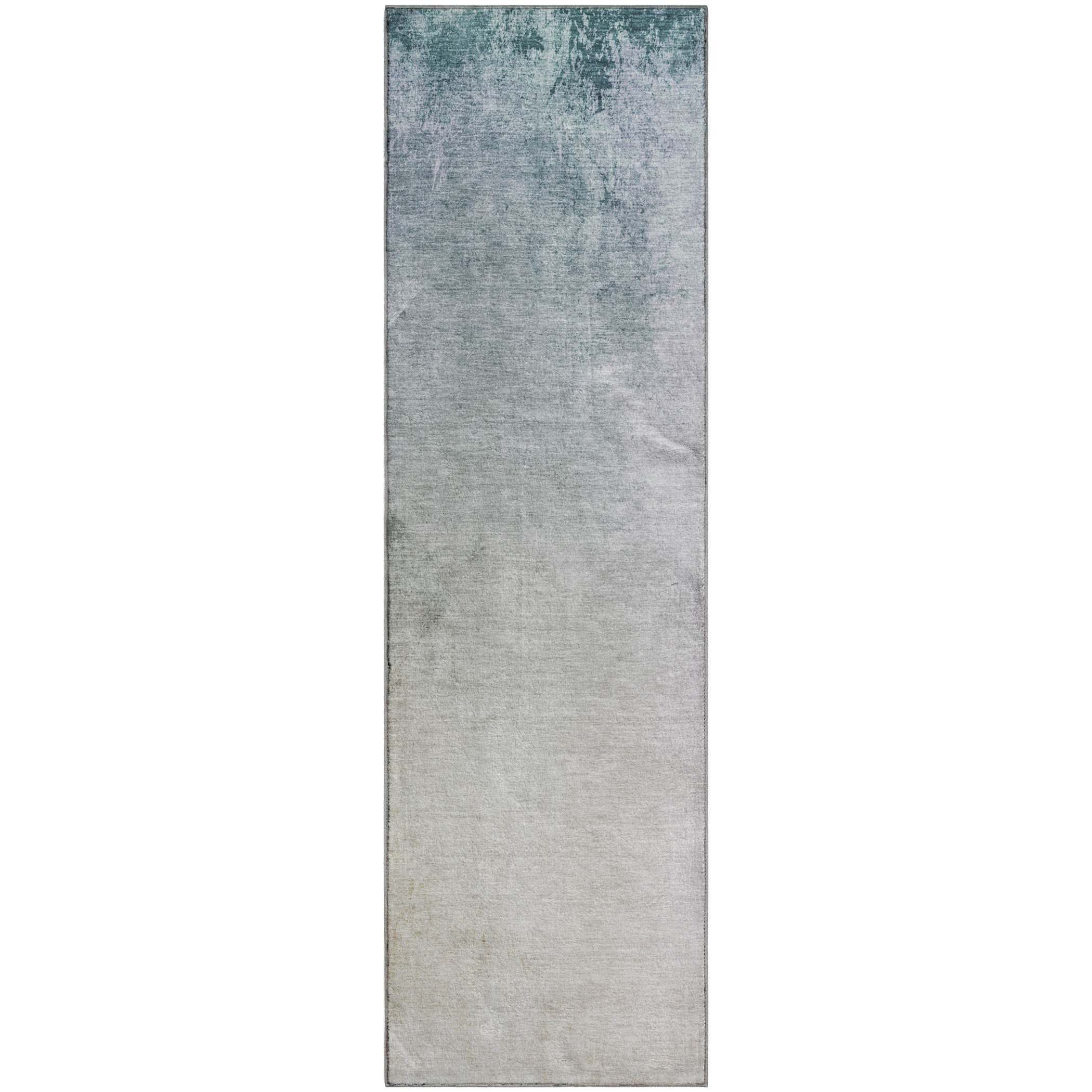 Queenstown Machine Washable Transitional Beige Brown Rug 2'3" x 7'6" #shape_Runner