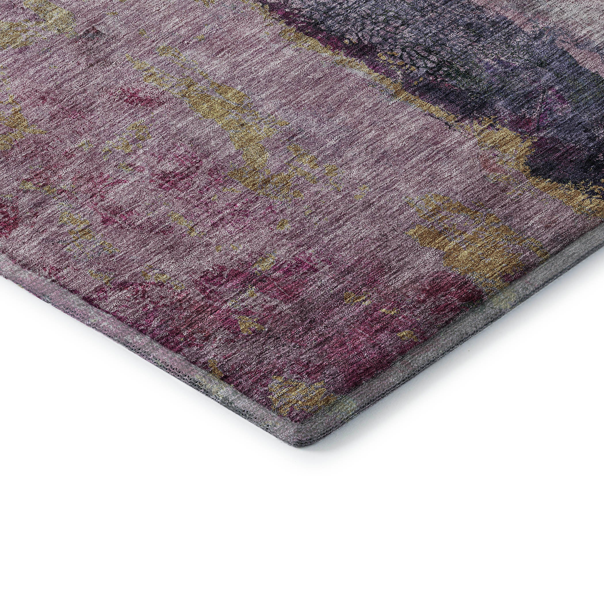 Luang Prabang Machine Washable Transitional Blush Pink Rug 1'8" x 2'6" #shape_Rectangle