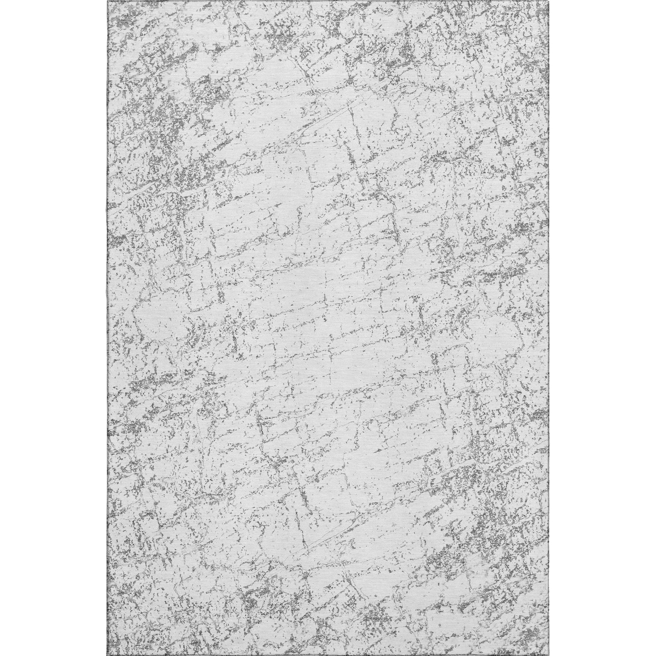 Porto Machine Washable Transitional Gray Rug 2'6" x 3'10" #shape_Rectangle