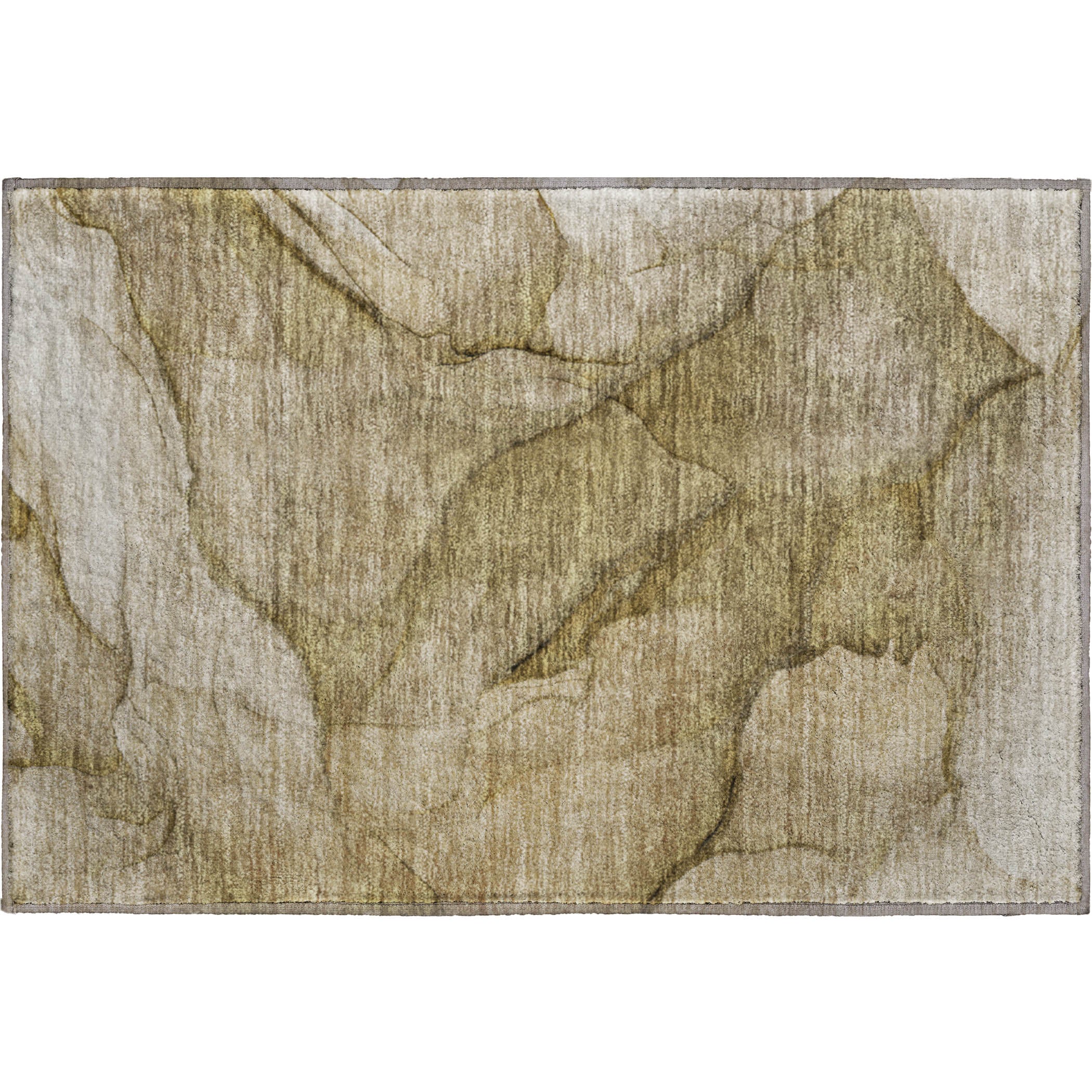Bogota Machine Washable Transitional Brown Rug 1'8" x 2'6" #shape_Rectangle