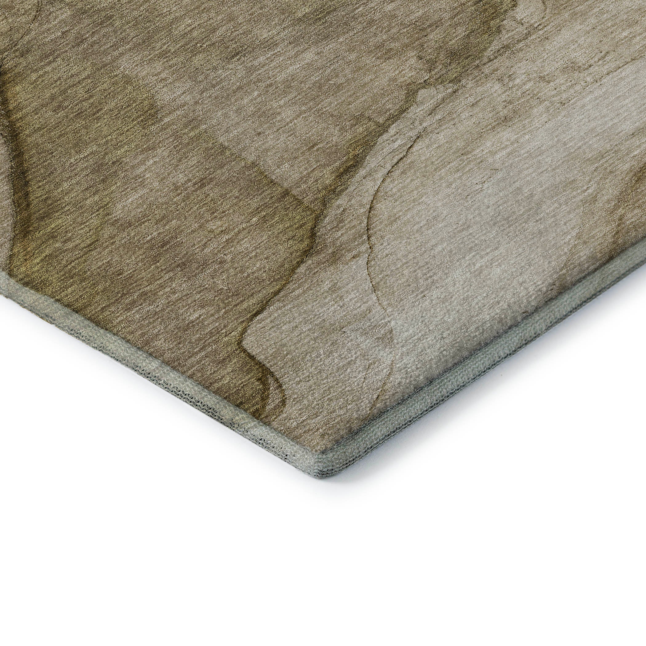 Bogota Machine Washable Transitional Brown Rug 1'8" x 2'6" #shape_Rectangle