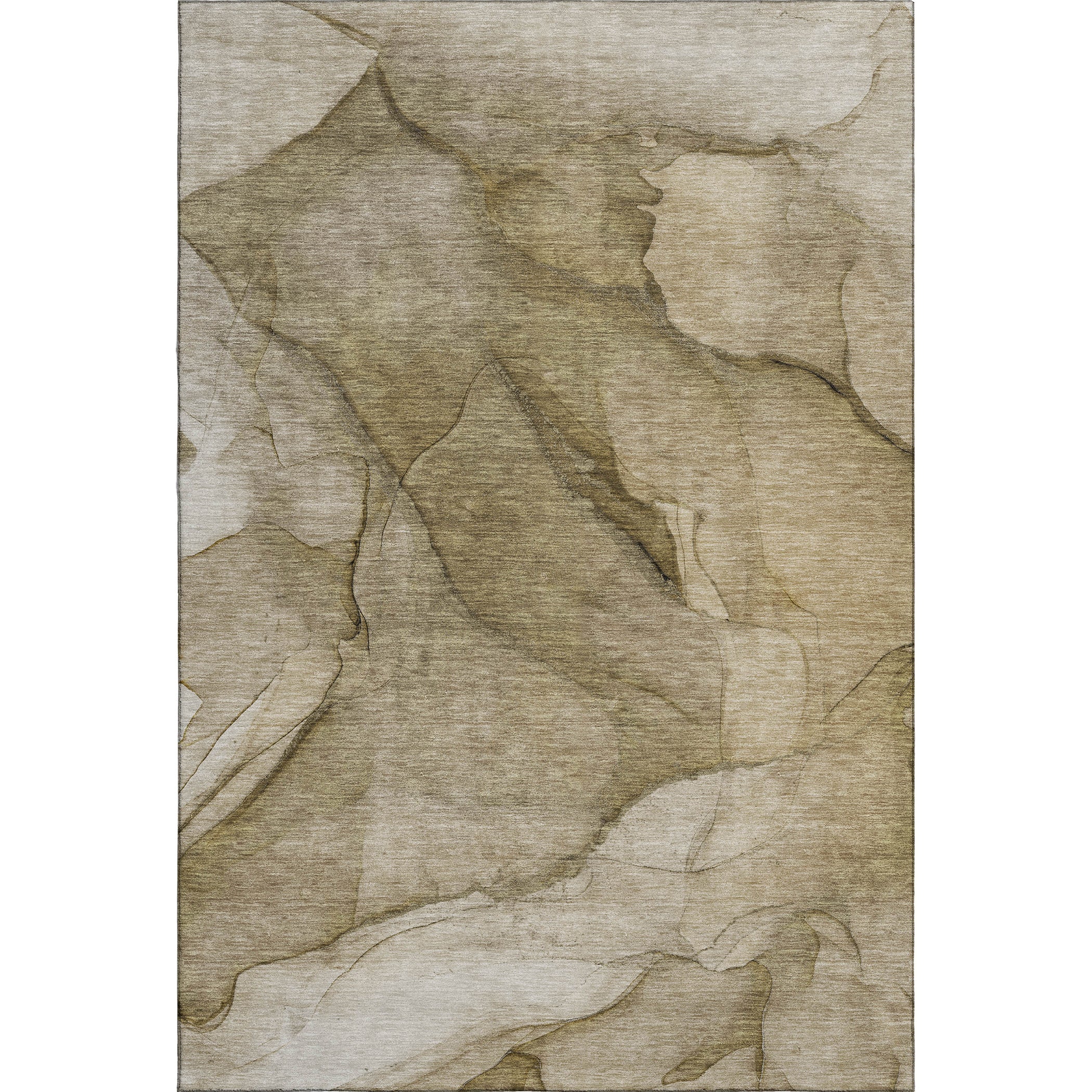 Bogota Machine Washable Transitional Brown Rug 2'6" x 3'10" #shape_Rectangle