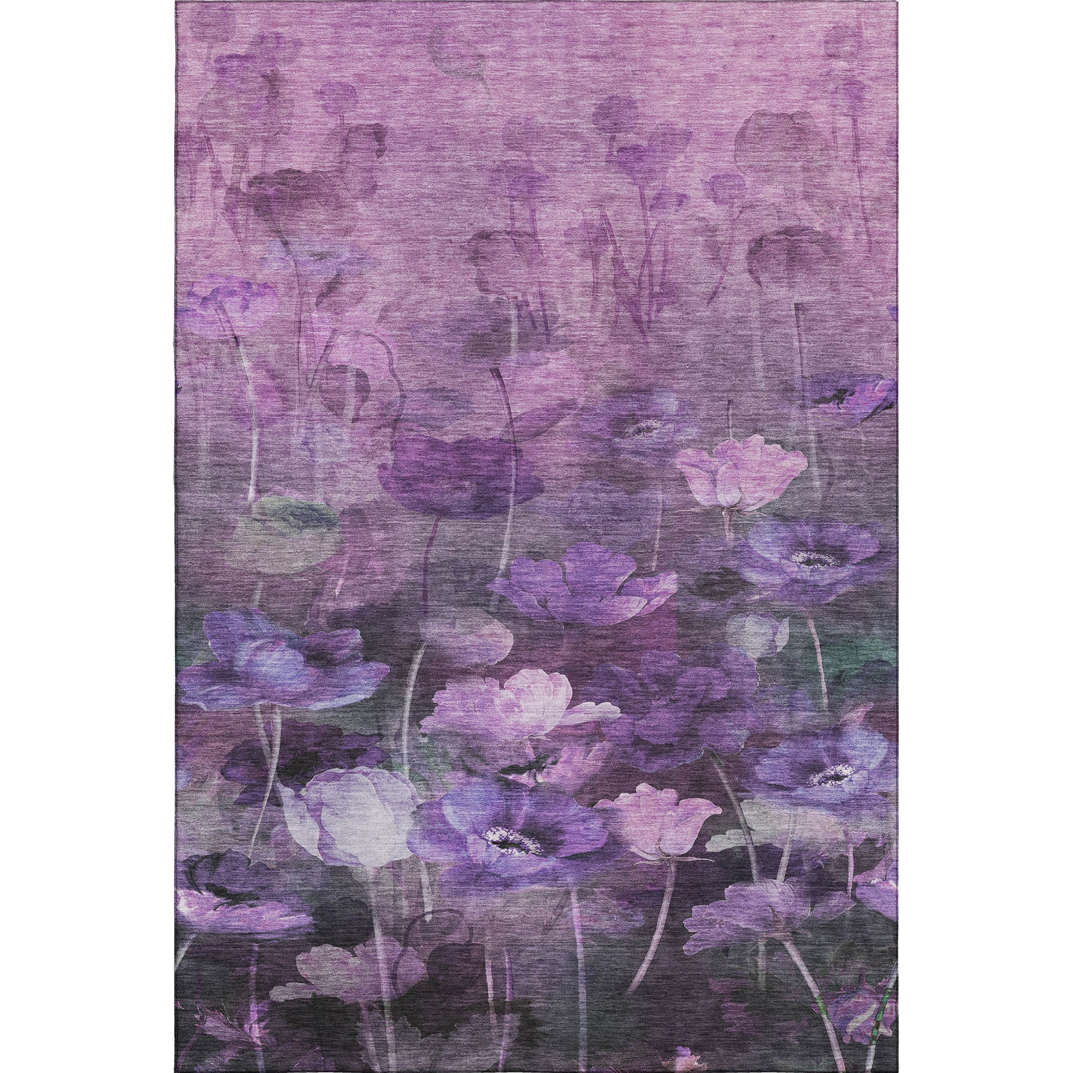 Bern Machine Washable Transitional Purple Rug 2'6" x 3'10" #shape_Rectangle