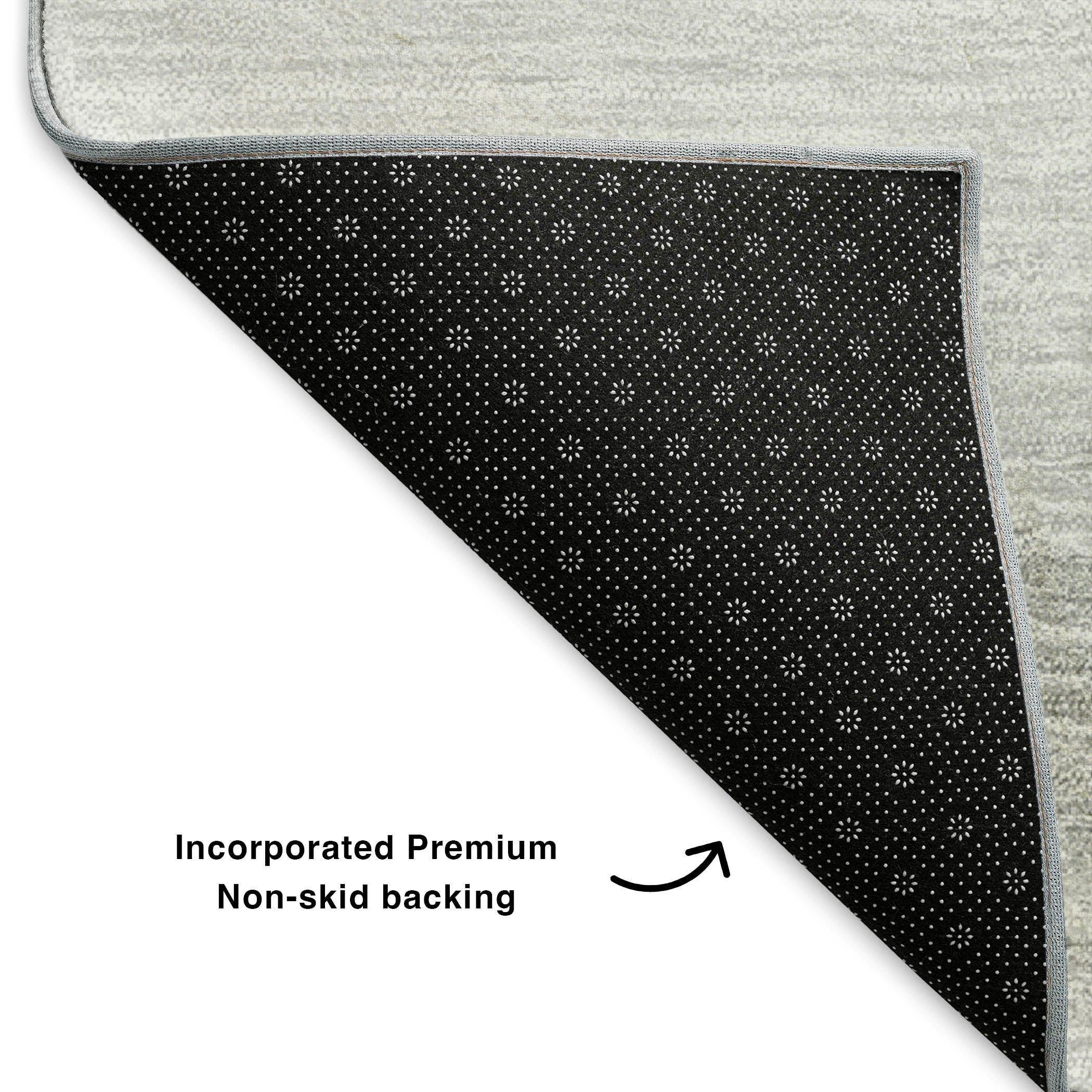 Lucerne Machine Washable Transitional Silver Gray Rug 1'8" x 2'6" #shape_Rectangle