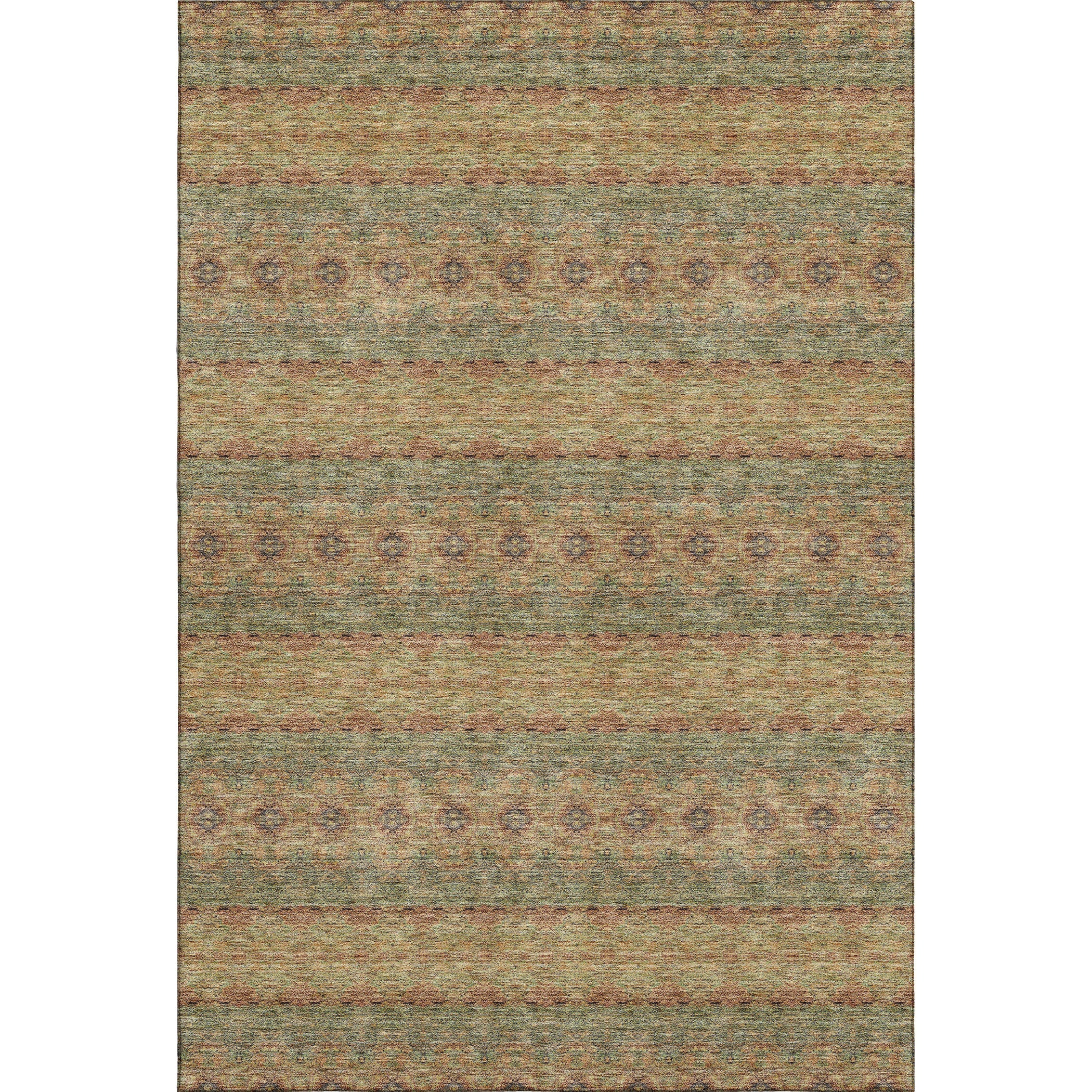 Marrakech Machine Washable Transitional Green Rug 2'6" x 3'10" #shape_Rectangle
