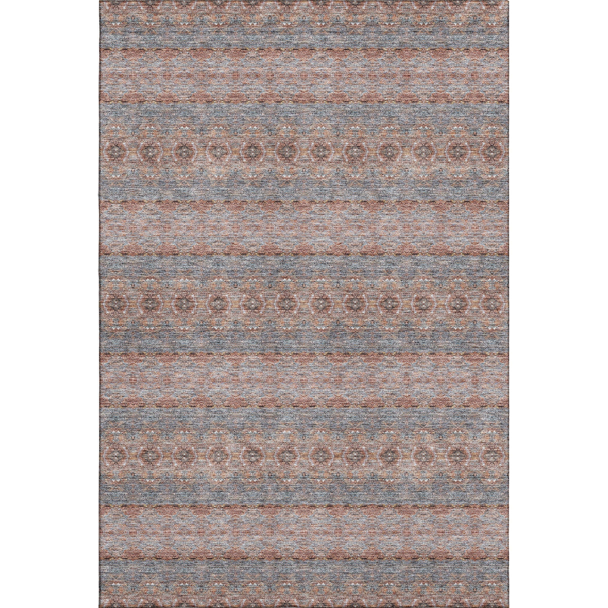Marrakech Machine Washable Transitional Paprika Orange Rug 2'6" x 3'10" #shape_Rectangle