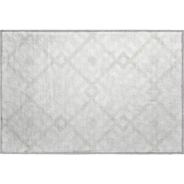 Kathmandu Machine Washable Transitional Ivory Rug 1'8" x 2'6"
