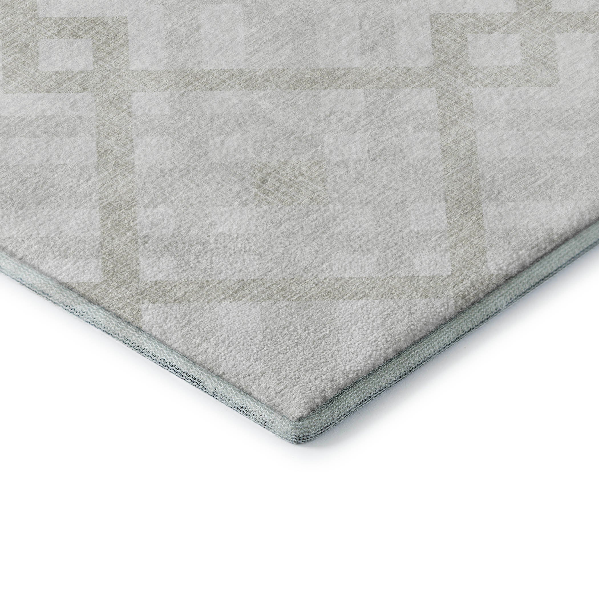 Kathmandu Machine Washable Transitional Ivory Rug 1'8" x 2'6" #shape_Rectangle