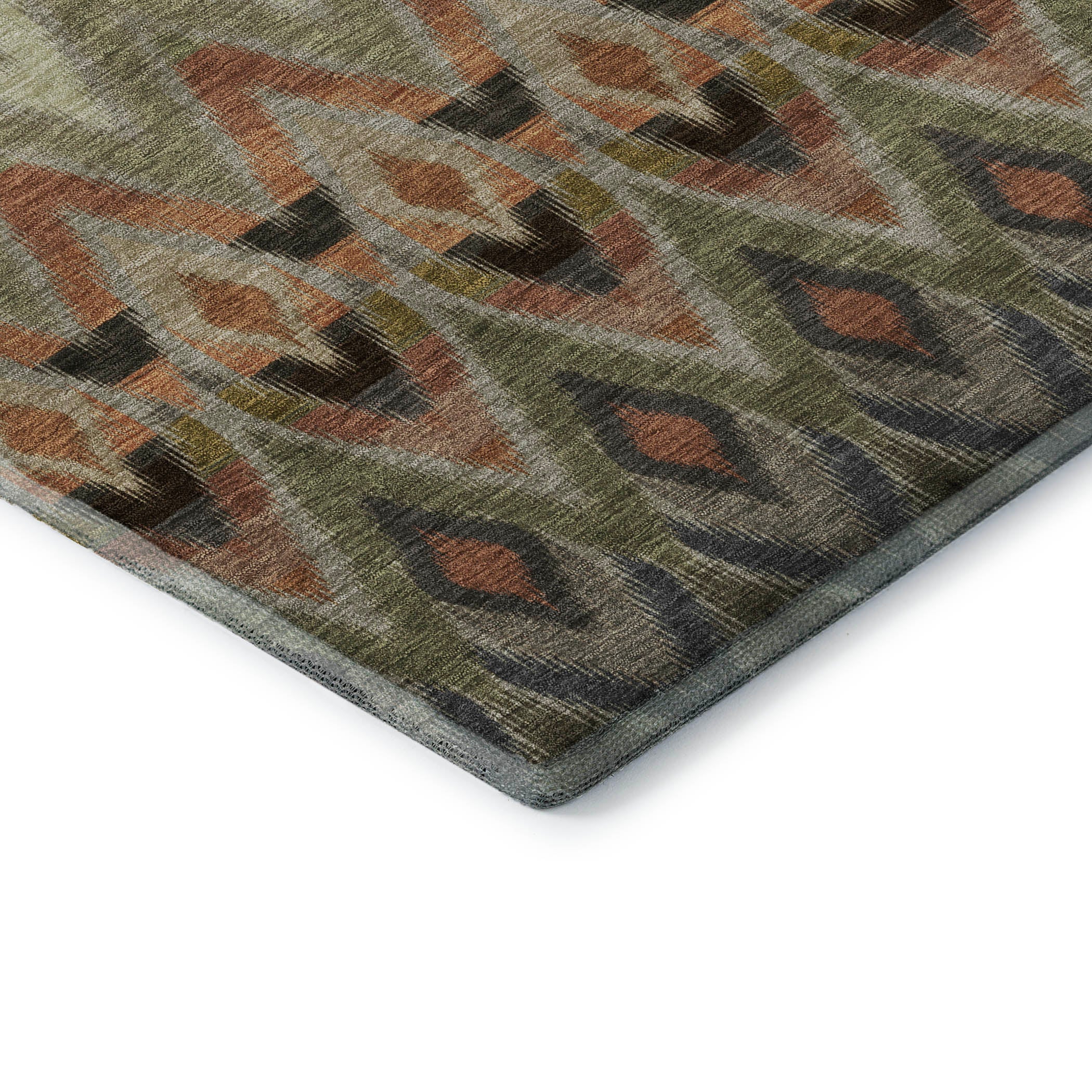 Bogota Machine Washable Transitional Taupe Brown Rug 1'8" x 2'6" #shape_Rectangle
