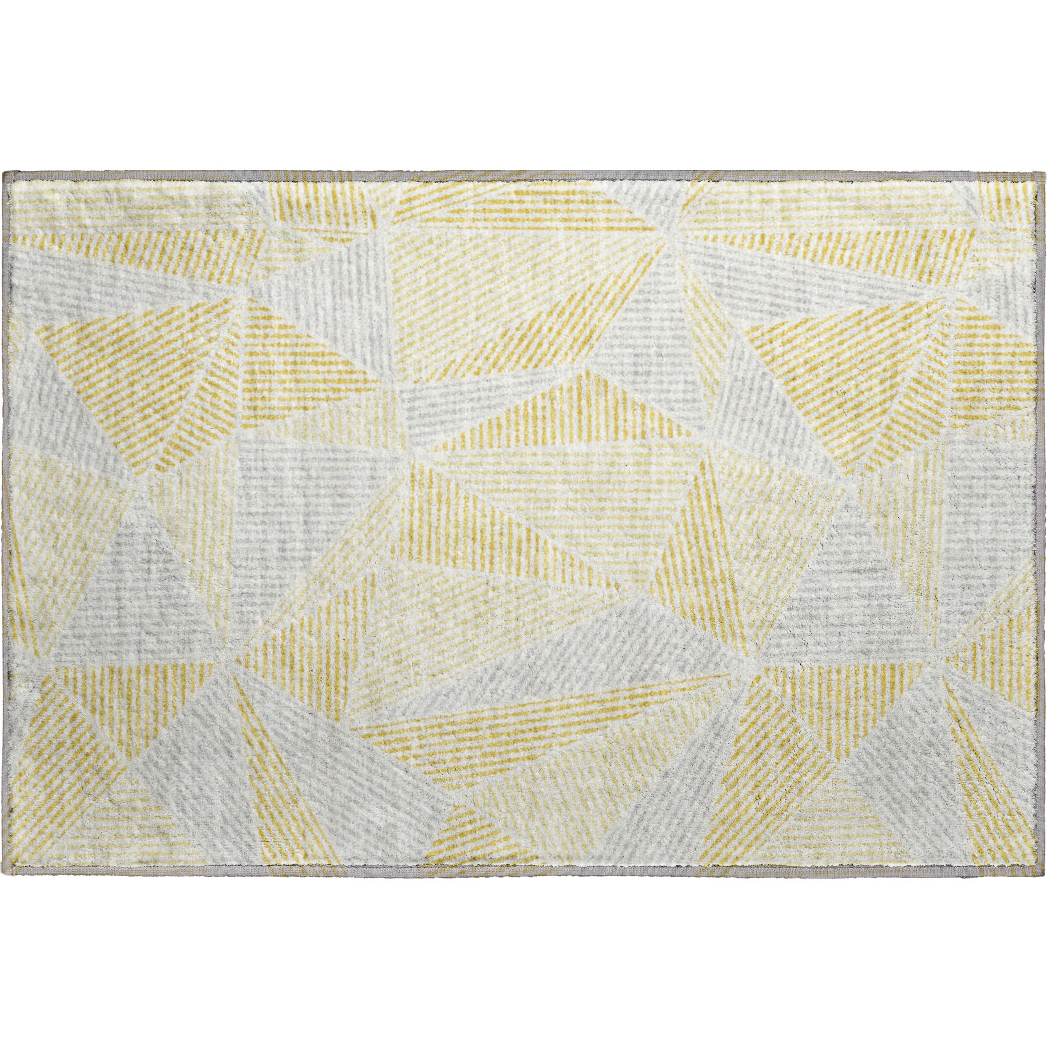 Valletta Machine Washable Transitional Gold Rug 1'8" x 2'6" #shape_Rectangle