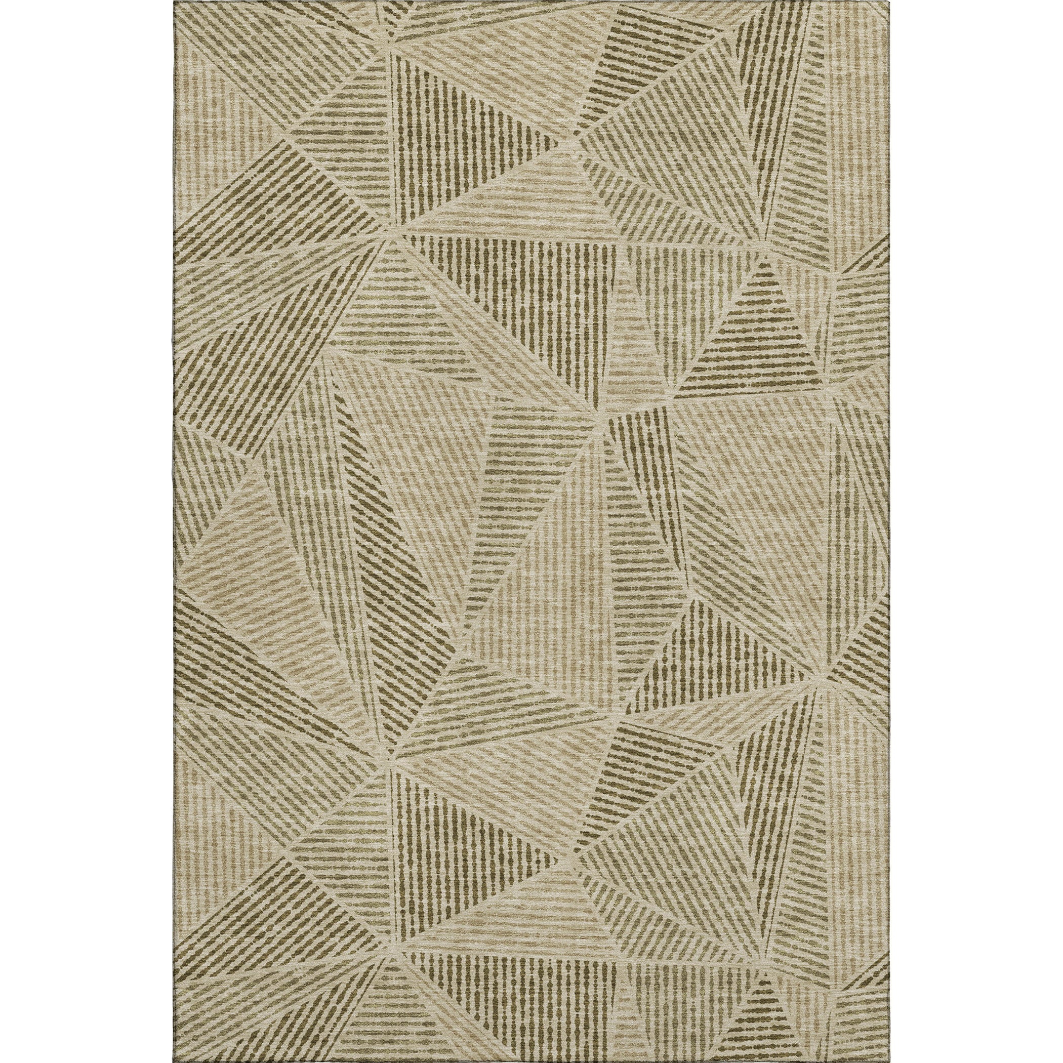 Valletta Machine Washable Transitional Khaki Brown Rug 2'6" x 3'10" #shape_Rectangle