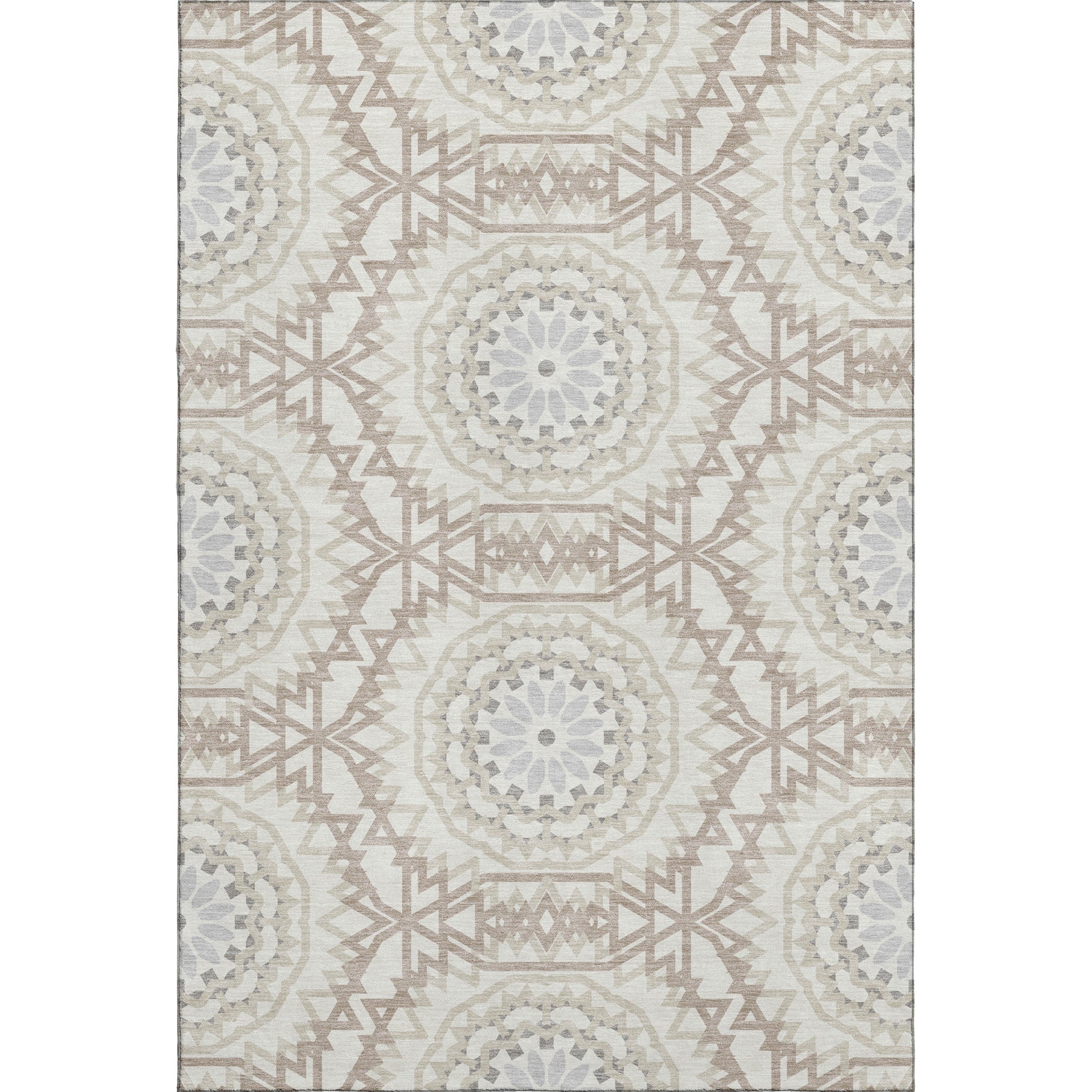 Antigua Machine Washable Transitional Ivory Rug 2'6" x 3'10" #shape_Rectangle