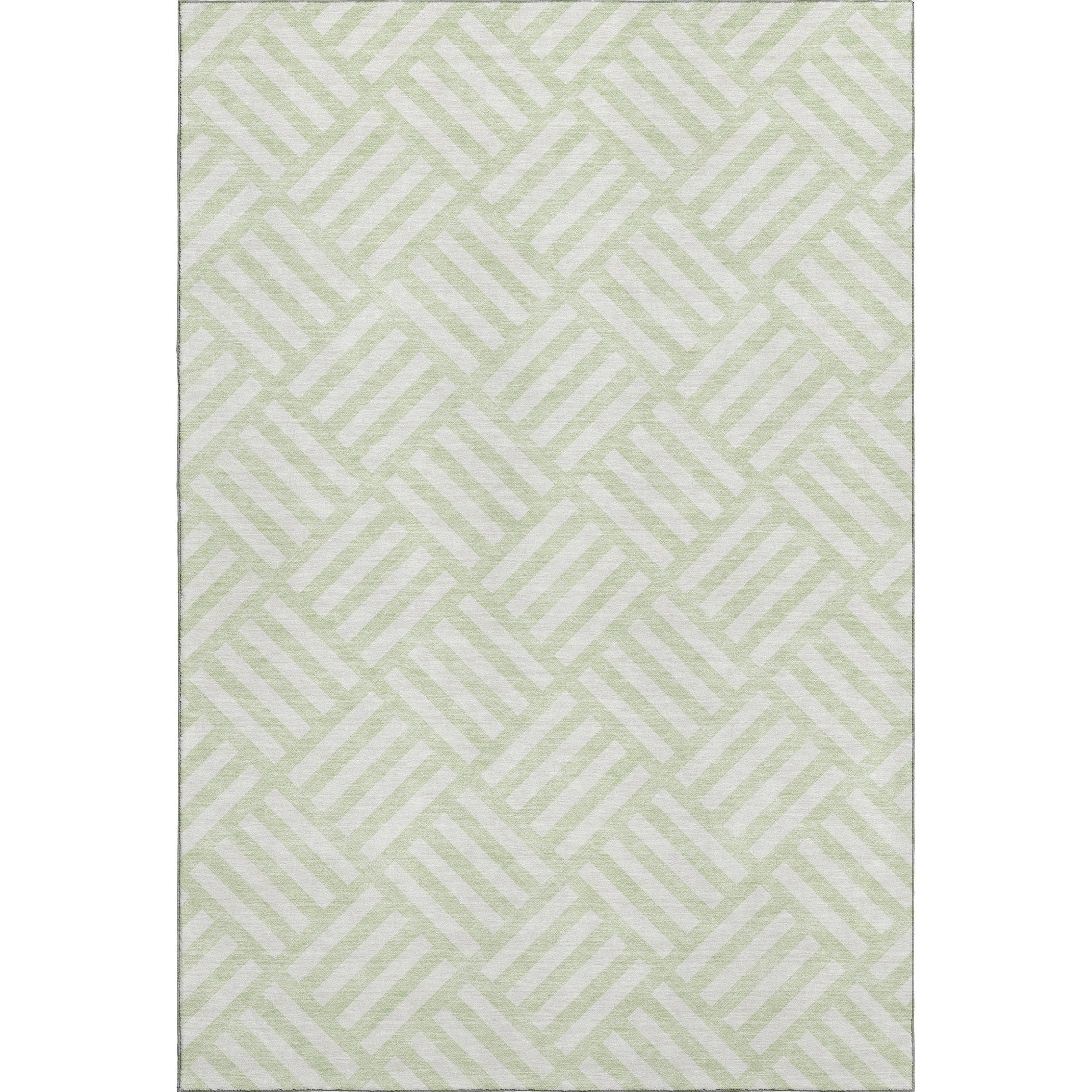 Kathmandu Machine Washable Transitional Mint Green Rug 2'6" x 3'10" #shape_Rectangle
