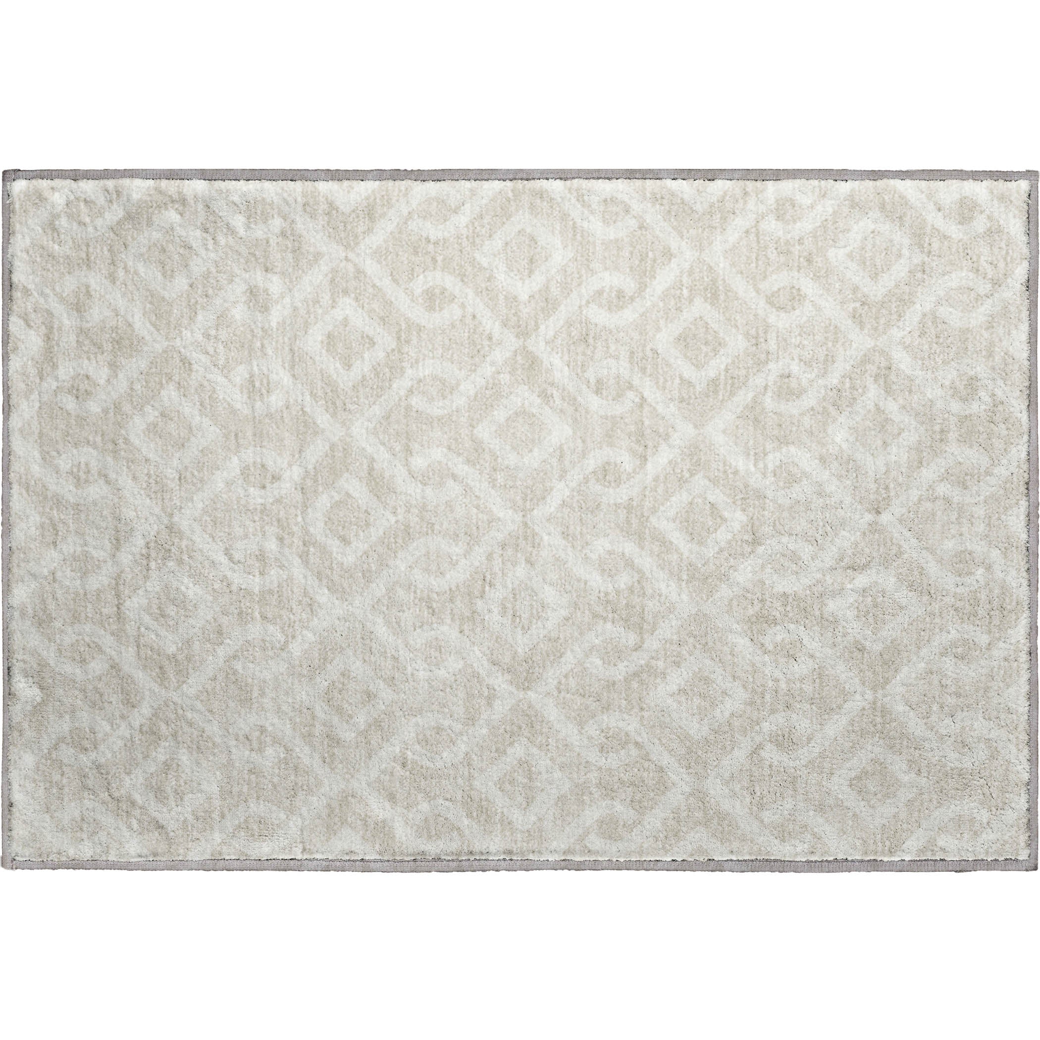 Mostar Machine Washable Transitional Beige Brown Rug 1'8" x 2'6" #shape_Rectangle