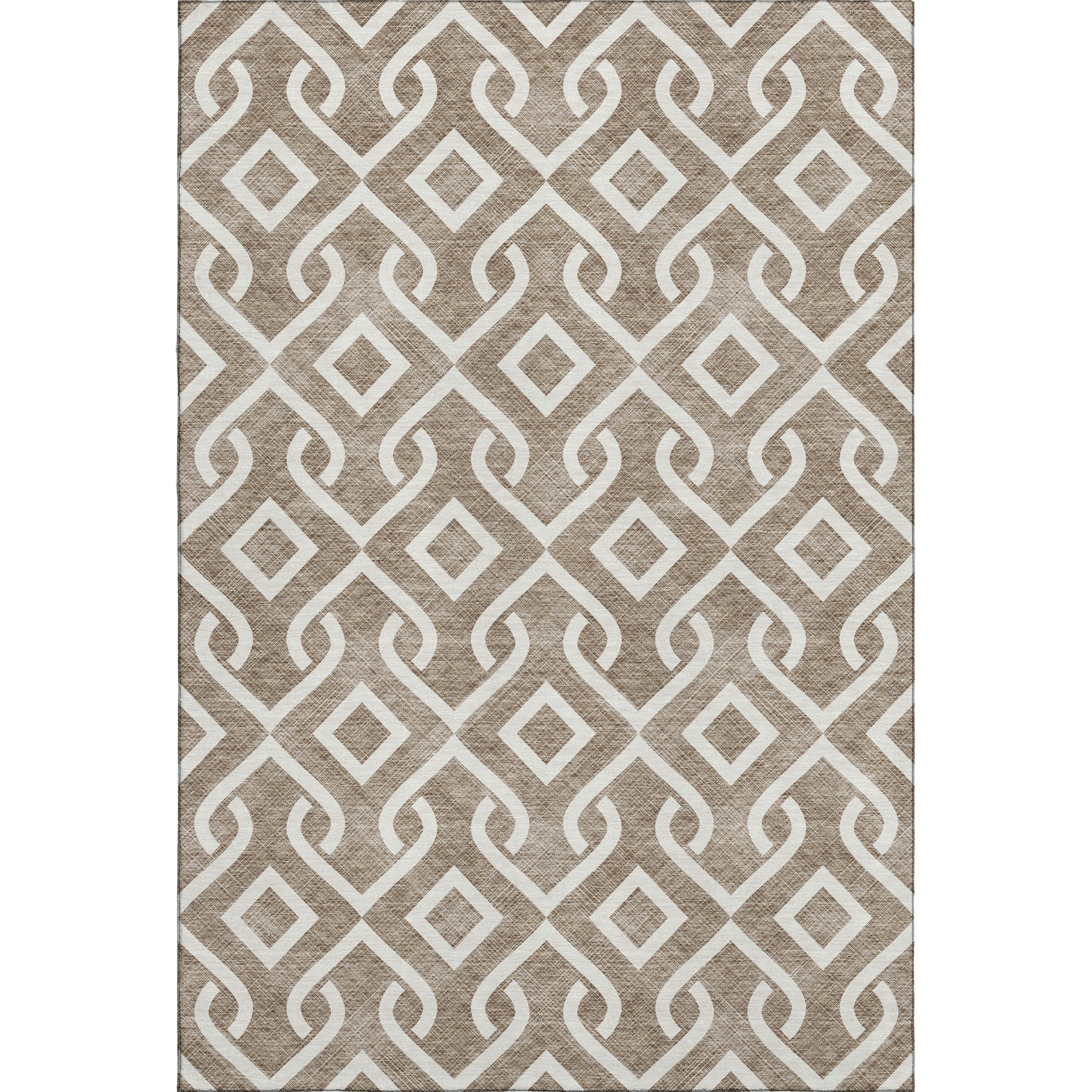 Mostar Machine Washable Transitional Brown Rug 2'6" x 3'10" #shape_Rectangle