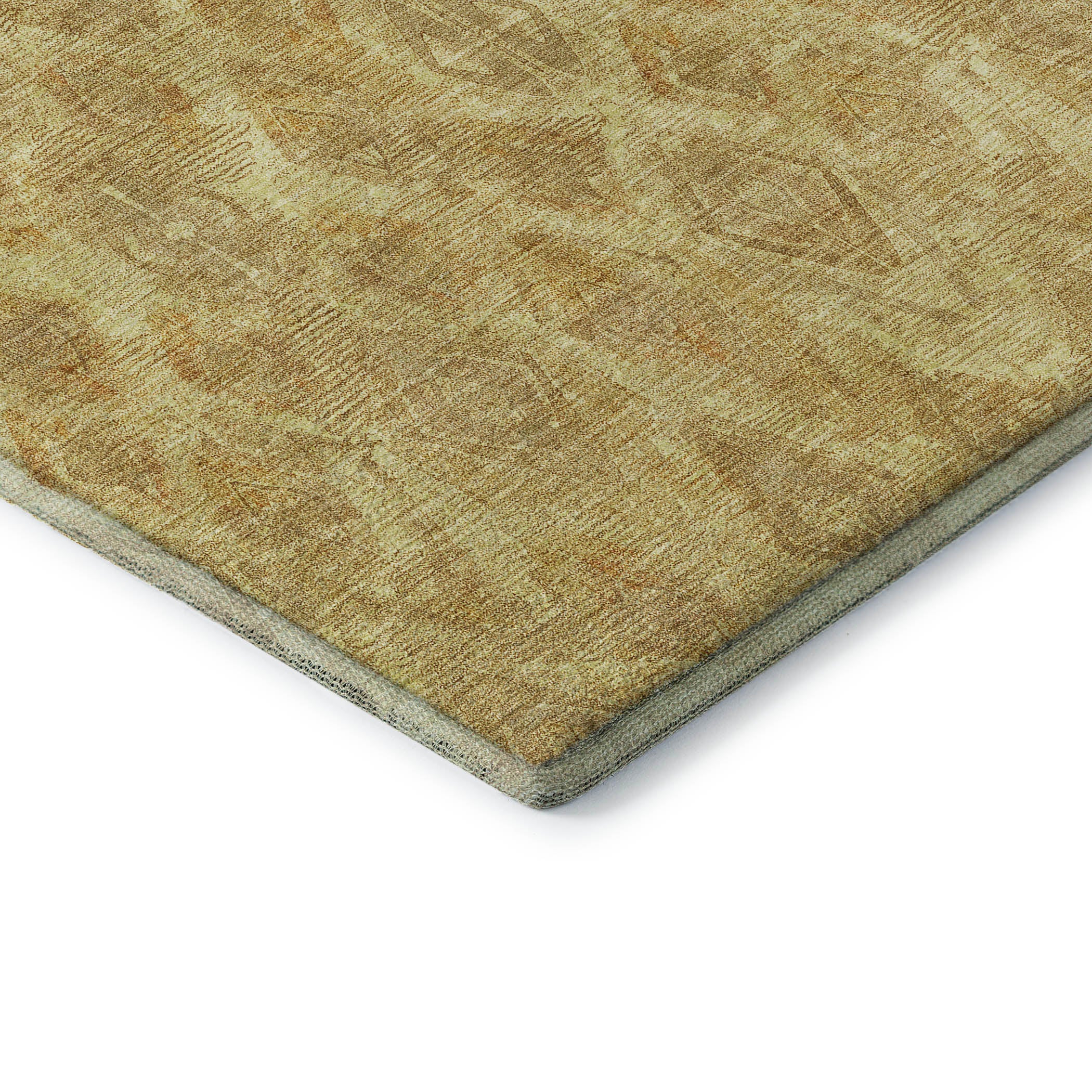 Valletta Machine Washable Traditional Gold Rug 1'8" x 2'6" #shape_Rectangle