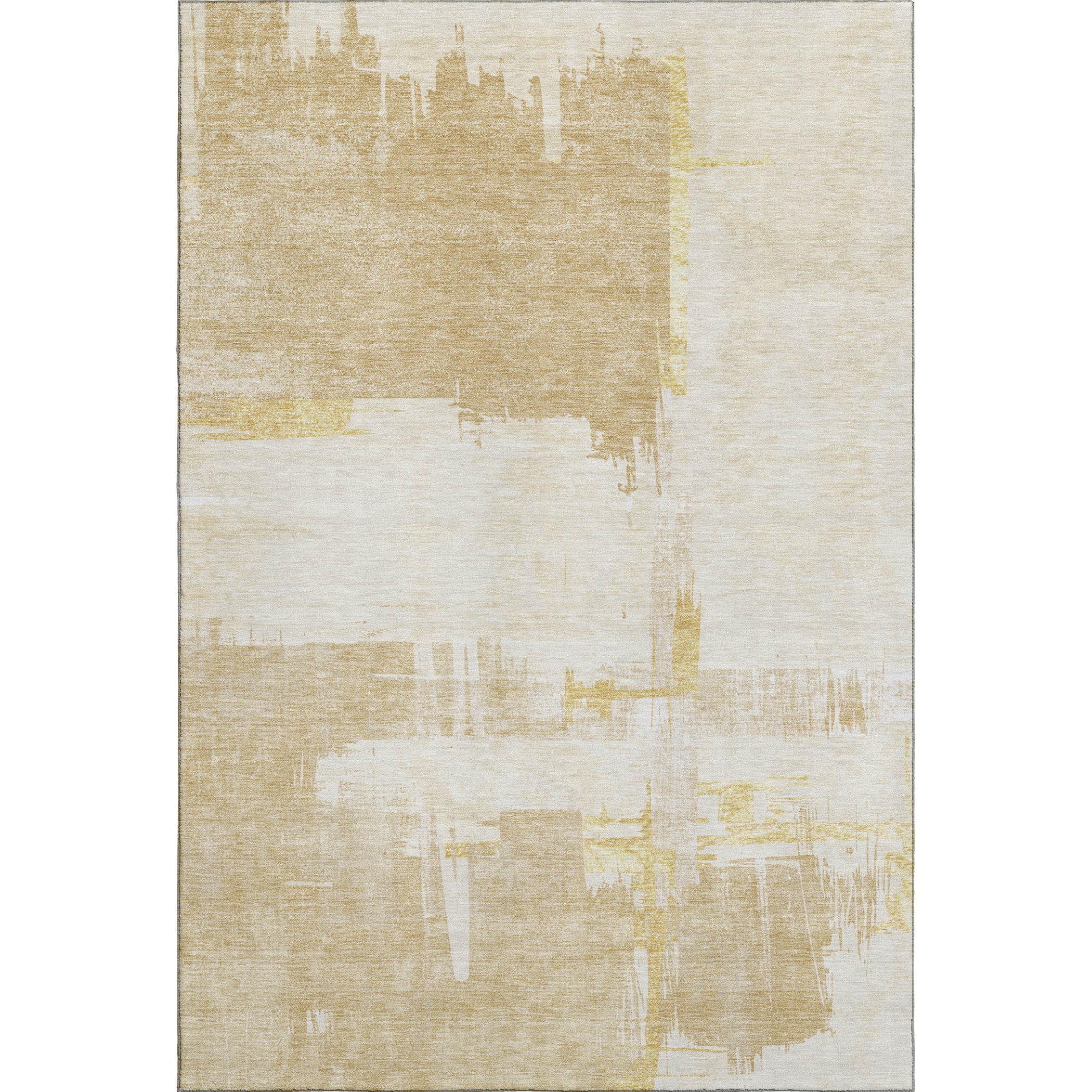 Cairo Machine Washable Traditional Beige Brown Rug 2'6" x 3'10" #shape_Rectangle