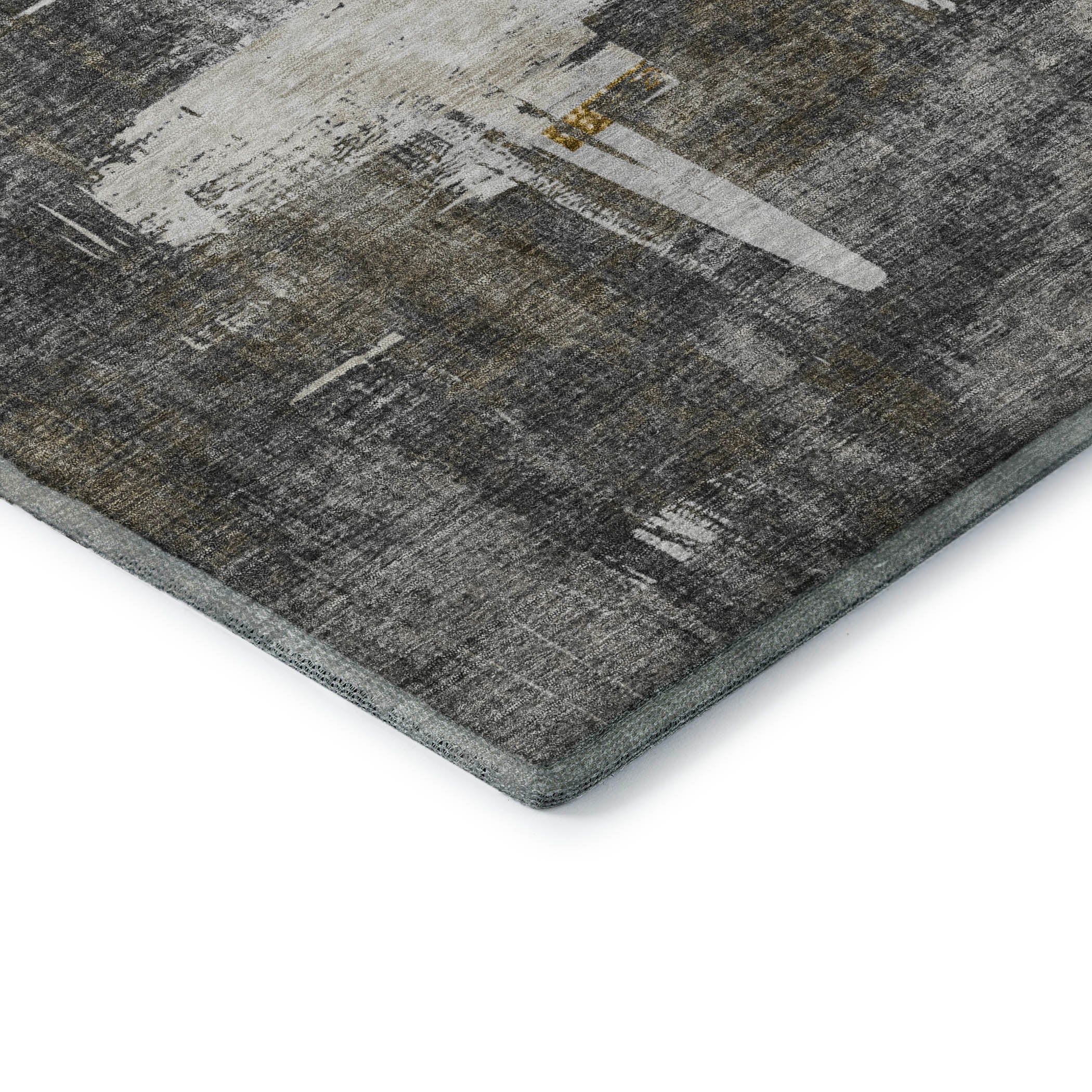 Cairo Machine Washable Traditional Gray Rug 1'8" x 2'6" #shape_Rectangle