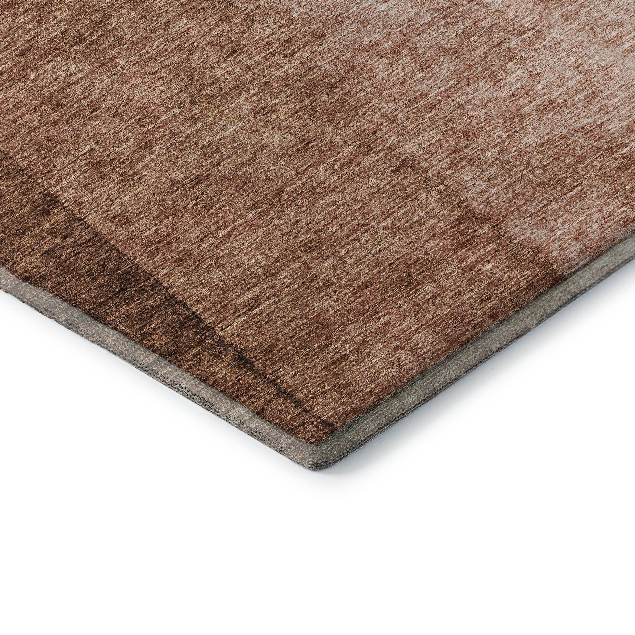 Lucerne Machine Washable Transitional Brown Rug 1'8" x 2'6" #shape_Rectangle