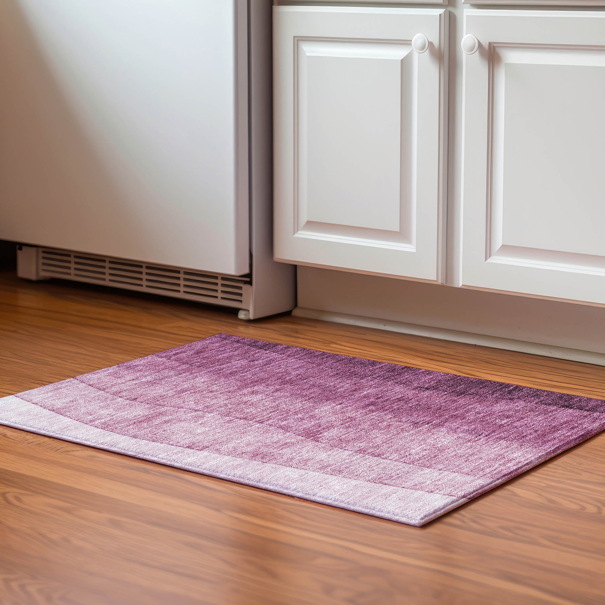 Lucerne Machine Washable Transitional Merlot Red Rug 1'8" x 2'6" #shape_Rectangle
