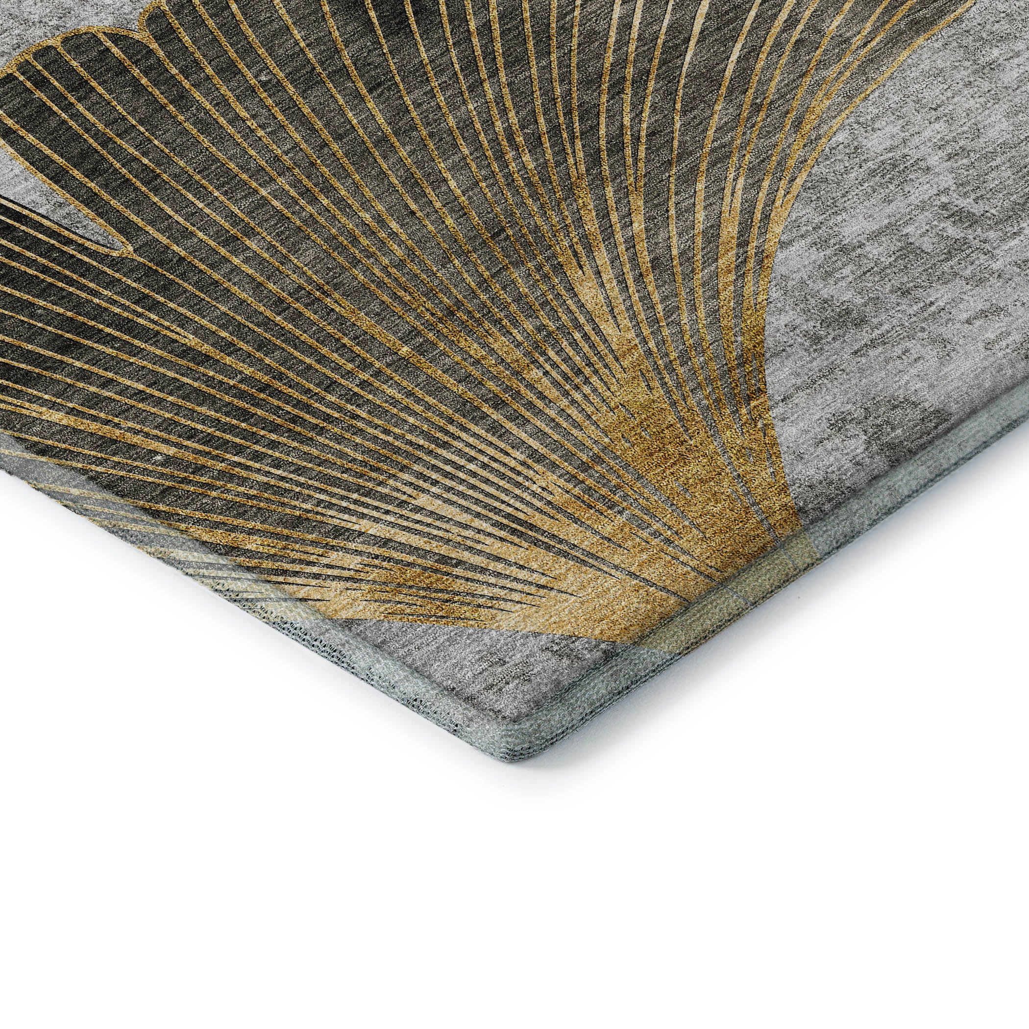 Sarajevo Machine Washable Transitional Gray Rug 1'8" x 2'6" #shape_Rectangle